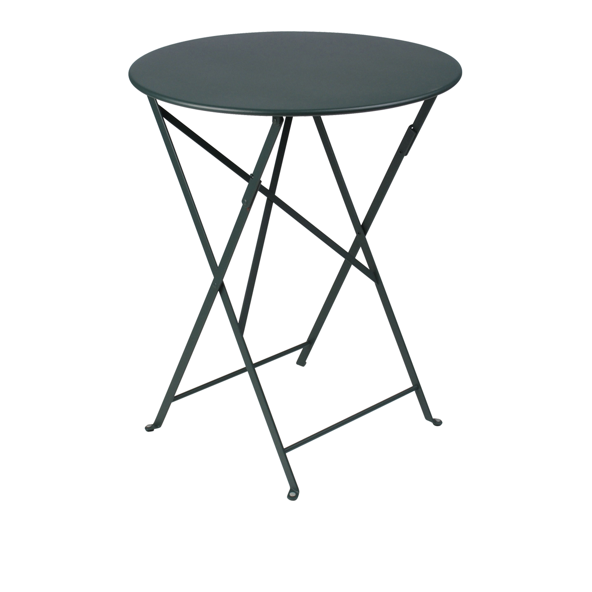 Fermob - Bistro Table Ø 60 cm, Cedar Green - Småbord & Sidobord utomhus - Grön - Metall