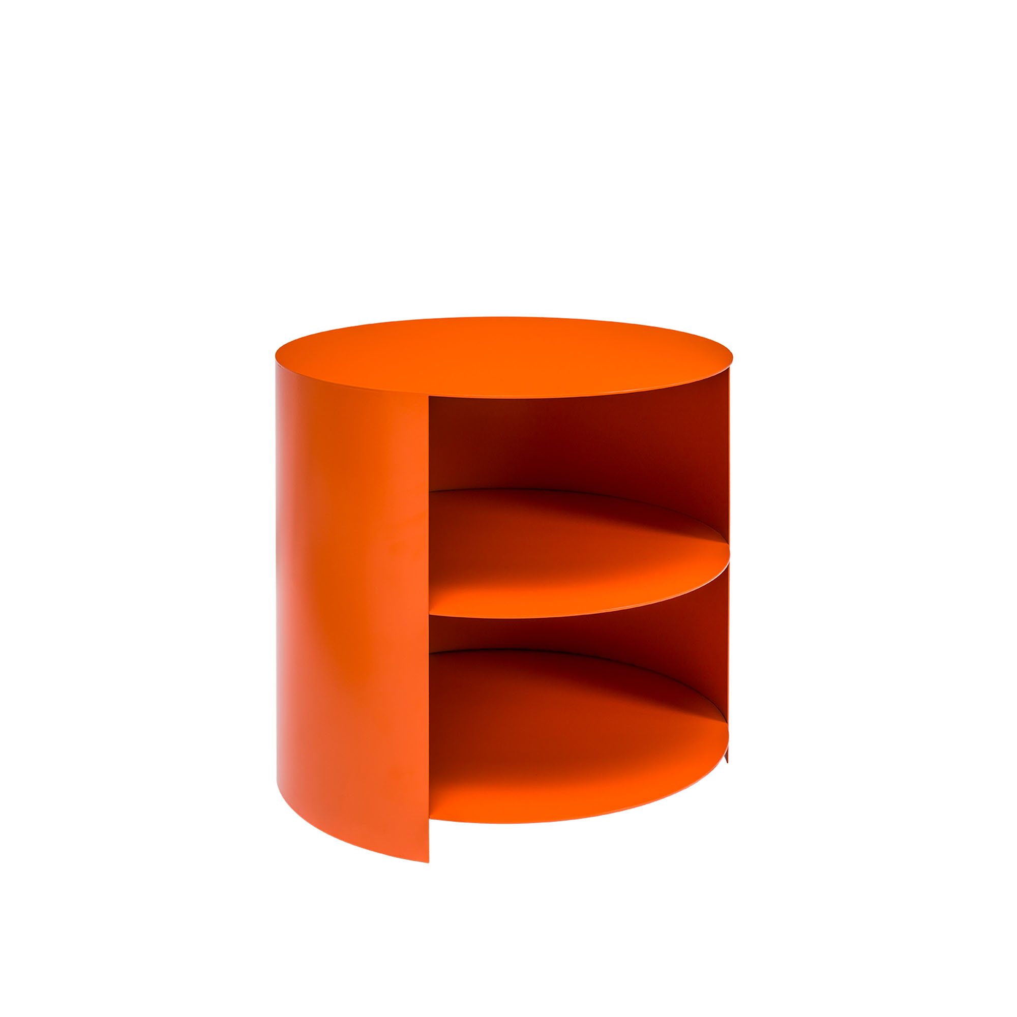 HEM - Hide Side Table - Pure Orange - Småbord & sidobord - Karoline Fesser - Orange - Metall