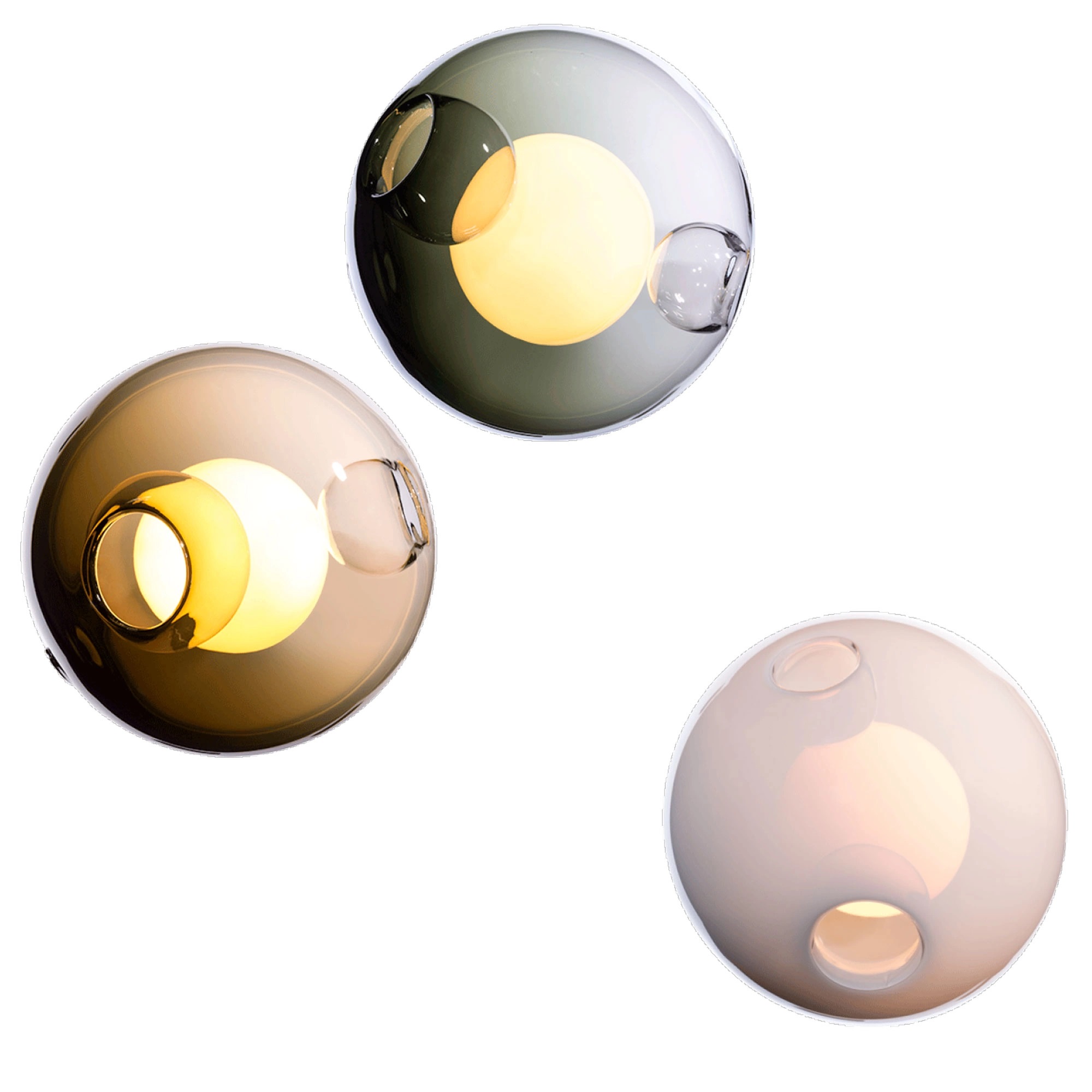 Bocci - 28.3 Random, Multi - 01 Xenon - Pendellampor - Omer Arbel - Flerfärgad