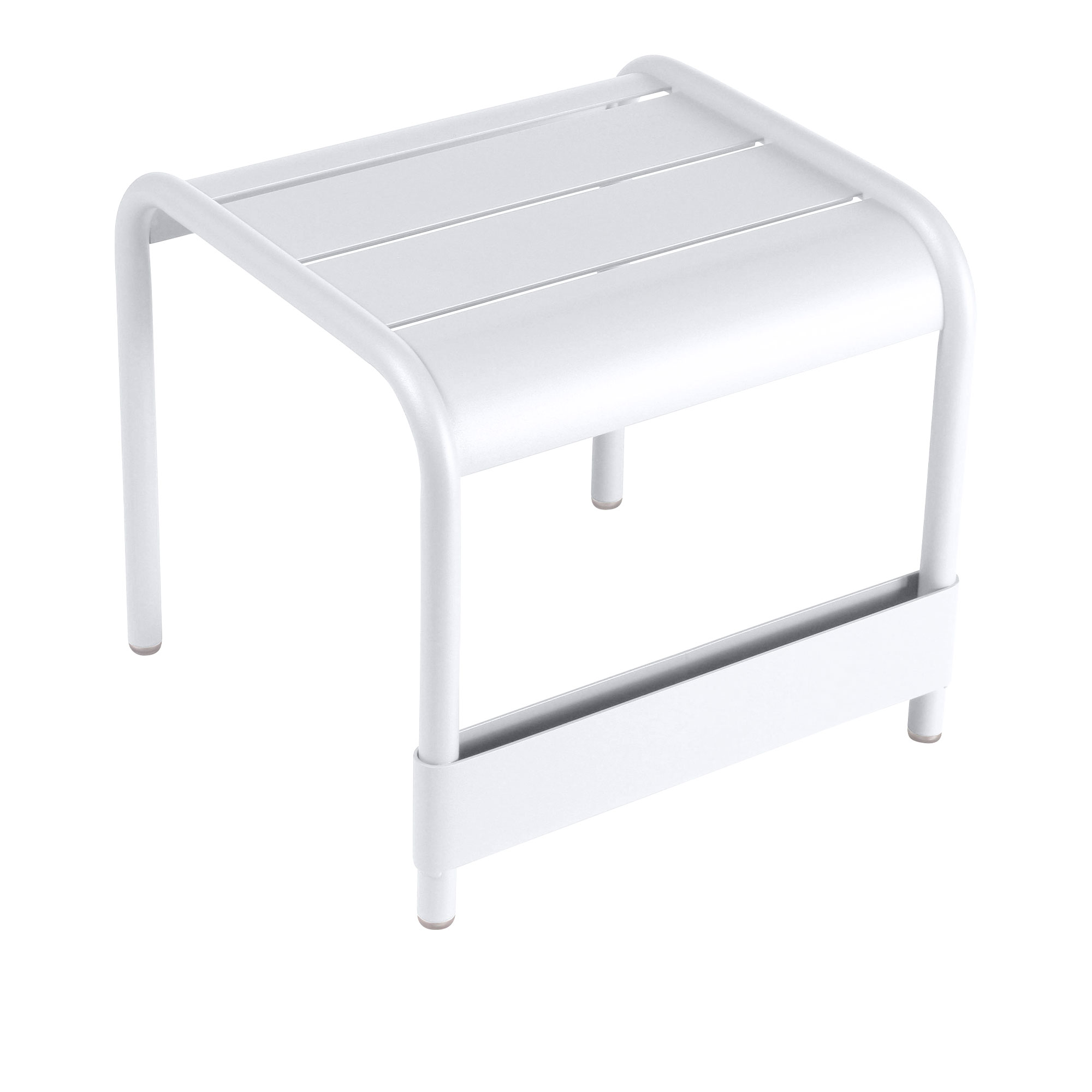 Fermob - Luxembourg Small Low Table / Footrest Cotton White - Sm&aring;bord och sidobord utomhus