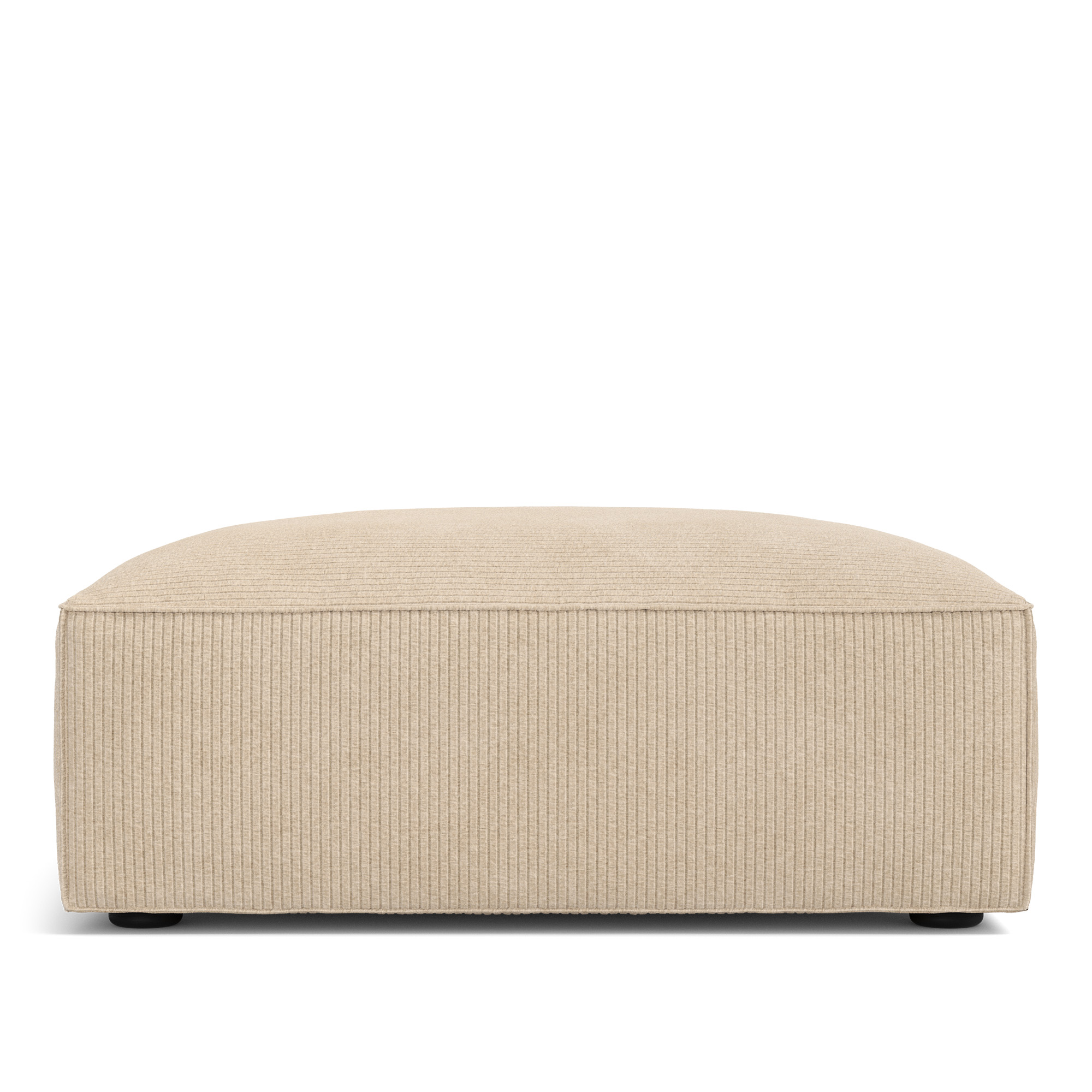 A Huseby - Famn Ottoman Racer Beige - Fotpallar - Beige