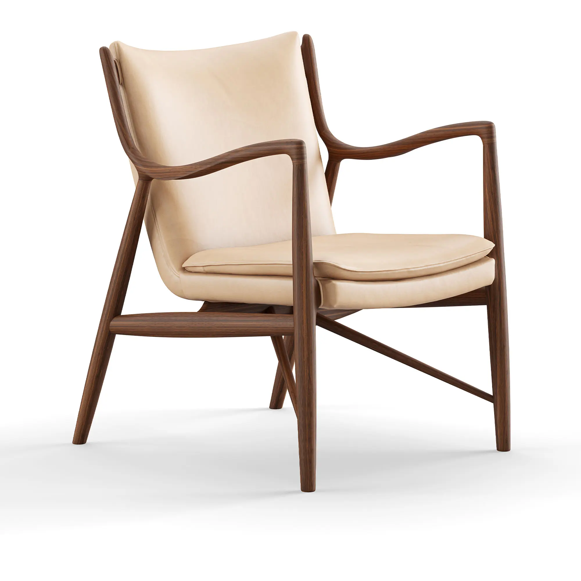 45 fåtölj Walnut