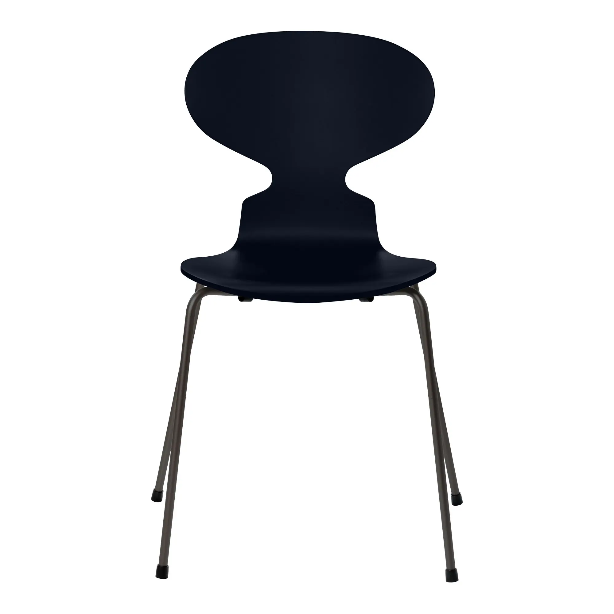 3101 Myran stol Lacquered Beech Veneer Warm Graphite