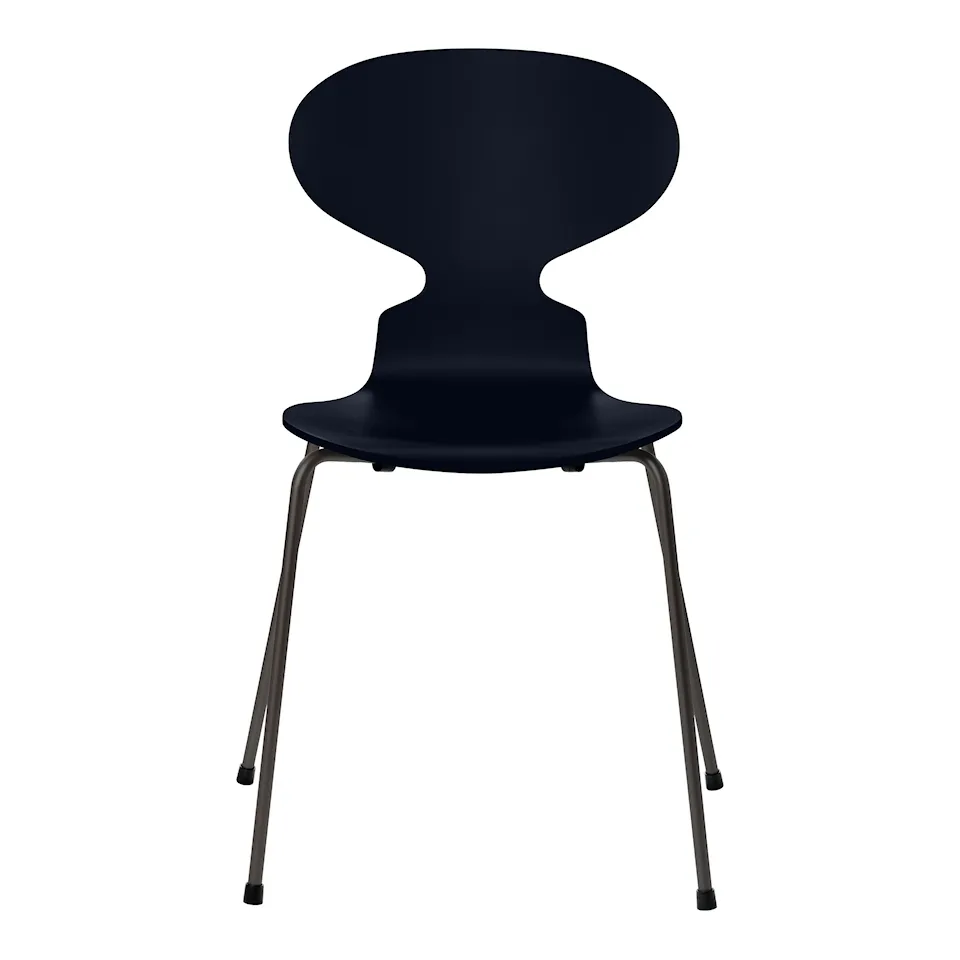 3101 Myran stol Lacquered Beech Veneer Warm Graphite