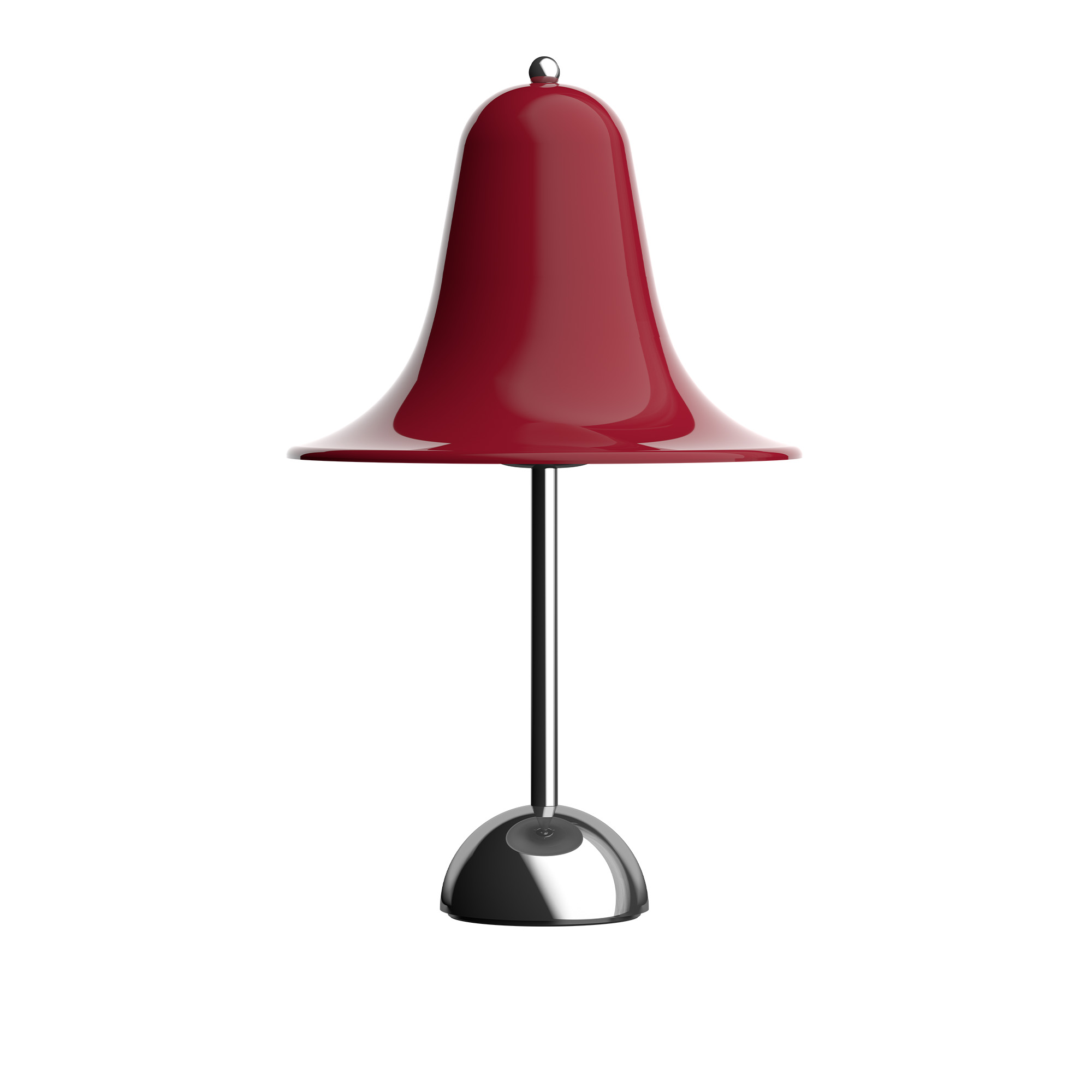 verpan - pantop table lamp ø23 cherry red - bordslampor - verner panton - röd