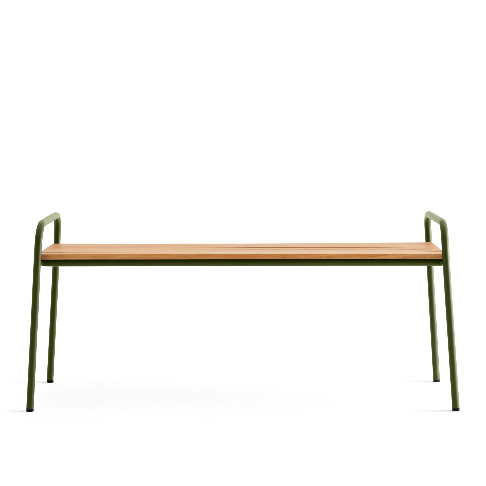A Huseby - Kallio Outdoor Bench Green - Tr&auml;dg&aring;rdsb&auml;nkar - Sami Kallio - Gr&ouml;n - Metall/Tr&auml;