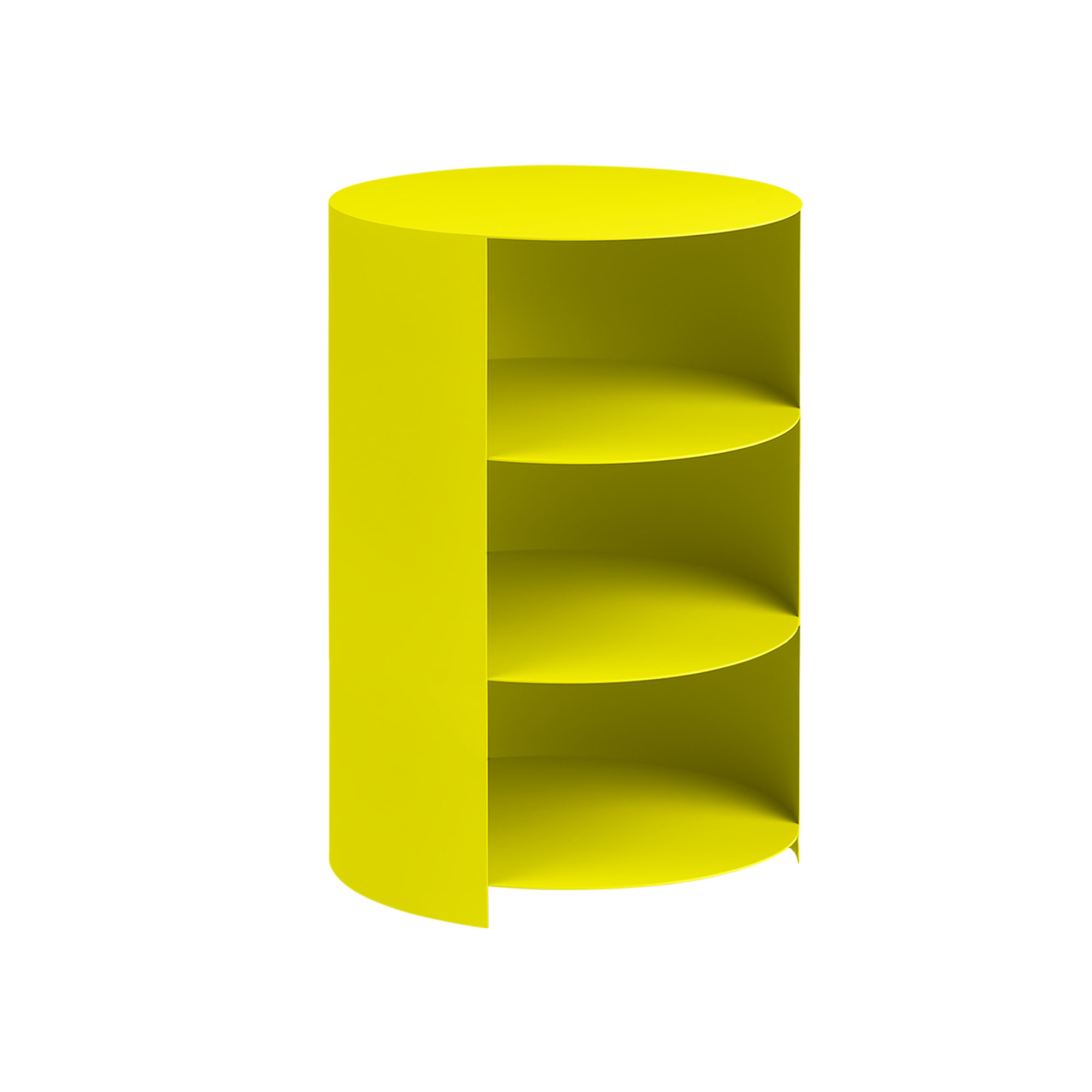 HEM - Hide Pedestal - Sulfur Yellow (Fine Texture) - Hurtsar - Karoline Fesser - Gul - Metall