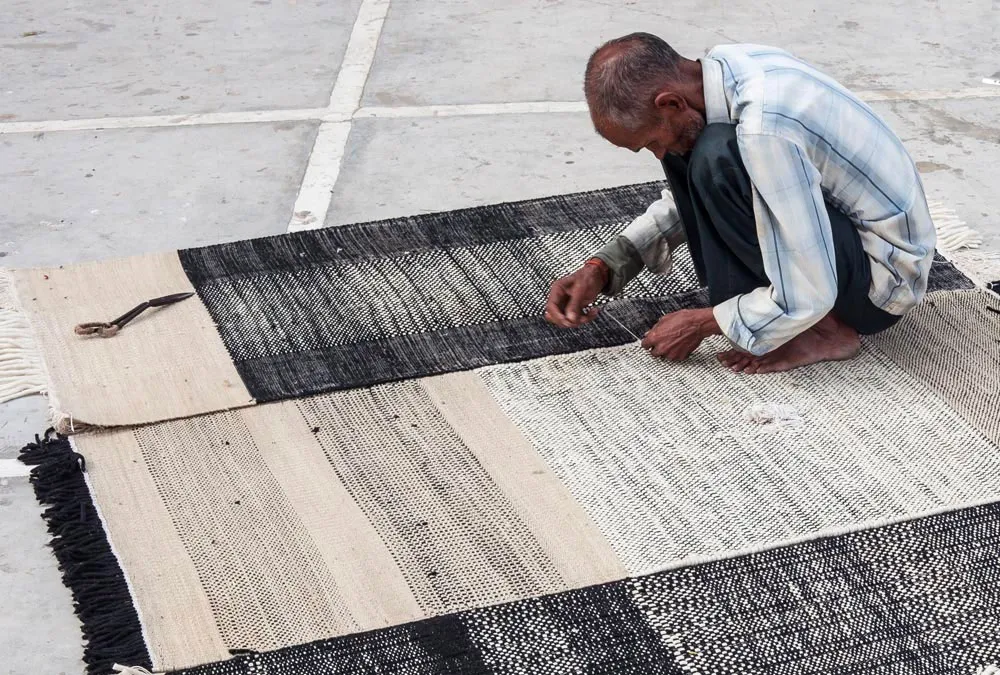 Tres Blue Rug