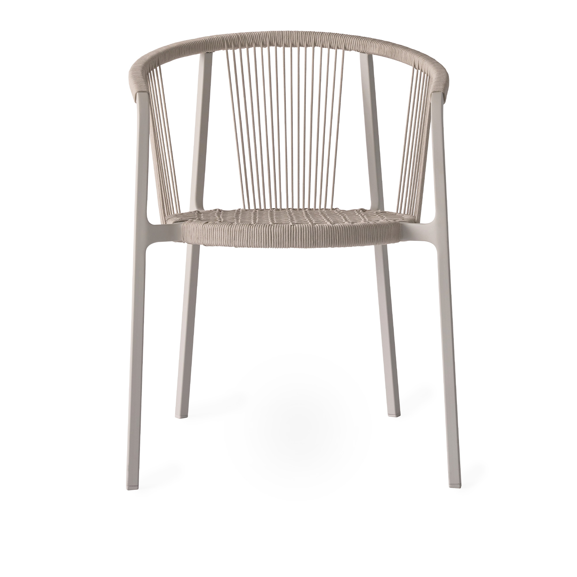 Vipp - Vipp710 lagrasse matstol utan dyna - Matstolar utomhus - Beige | Utemöbler - Utestolar - Matstolar Utomhus | Möbelexperten