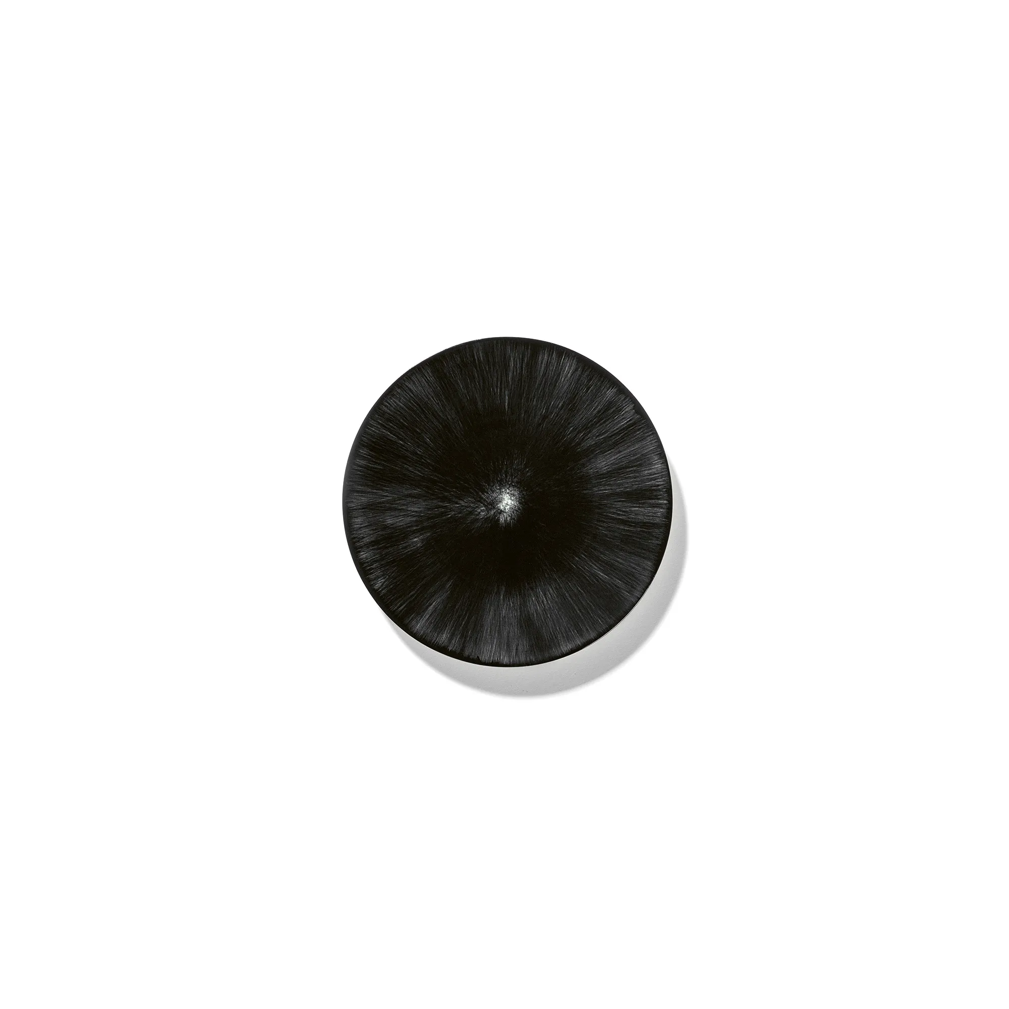 Plate Dé White/Black Var 6