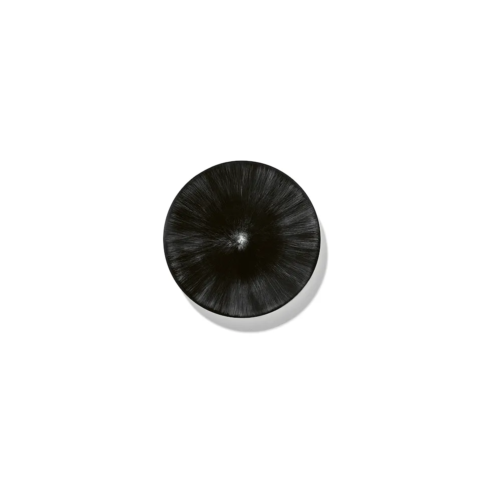 Plate Dé White/Black Var 6