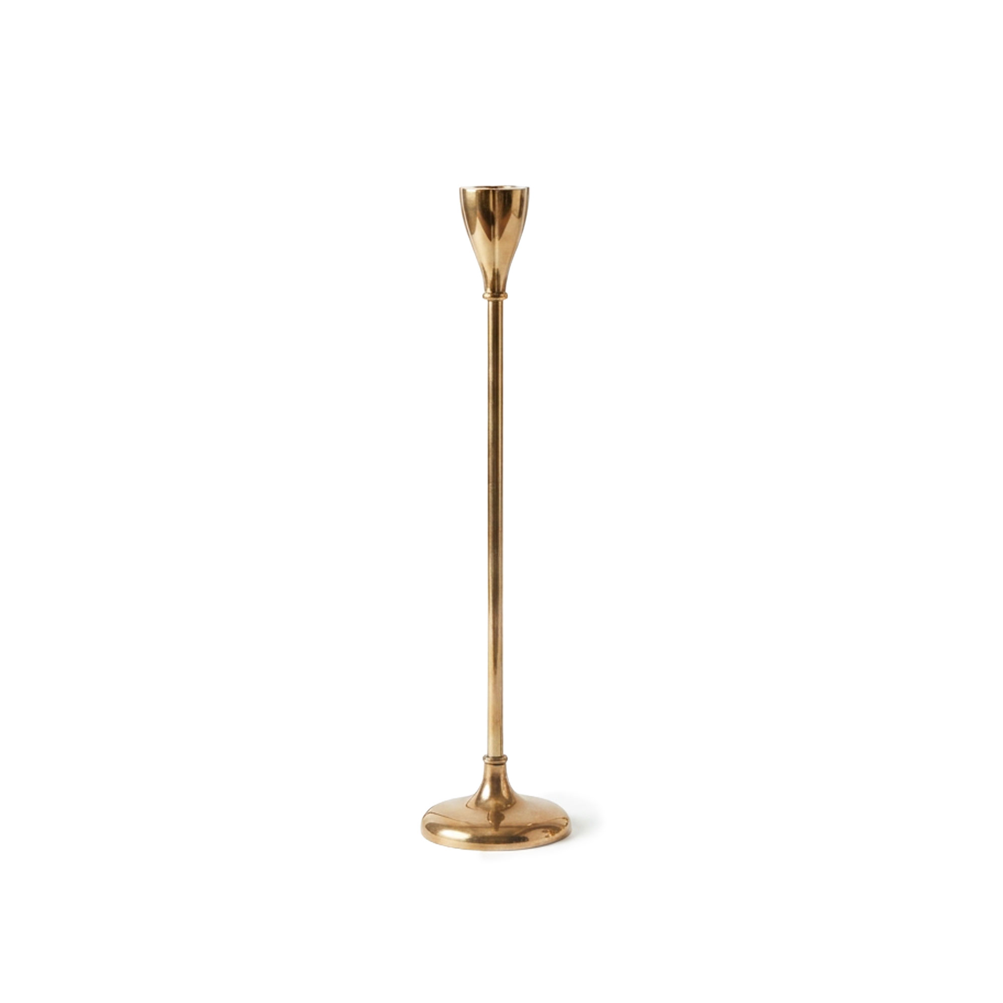 Tinted Objects - Lupia ljusstake 30 cm mässing - Ljusstakar - Guld - Metall