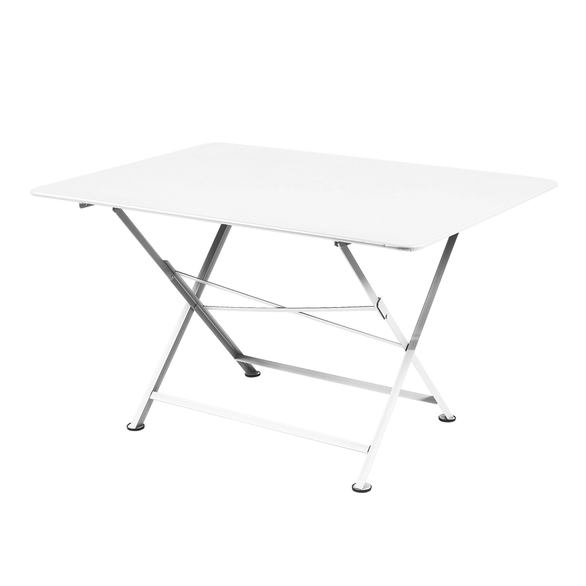 Fermob - Cargo Table 128x90 cm Cotton White 01 - Matbord utomhus - Vit - Metall