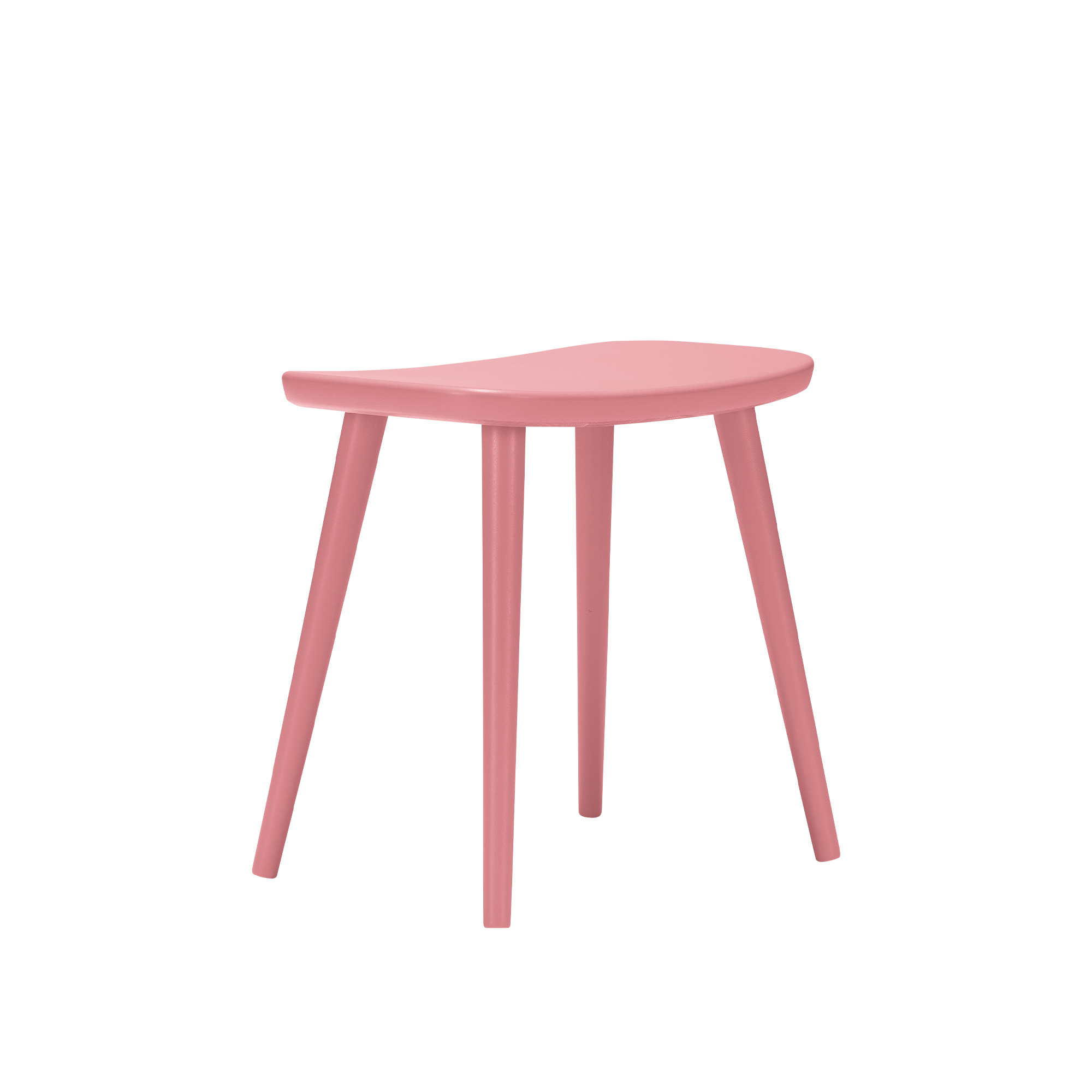 Stolab - Palle Pall, Ytbehandling Puderrosa 63 - Sittpallar - Yngve Ekström - Rosa - Trä