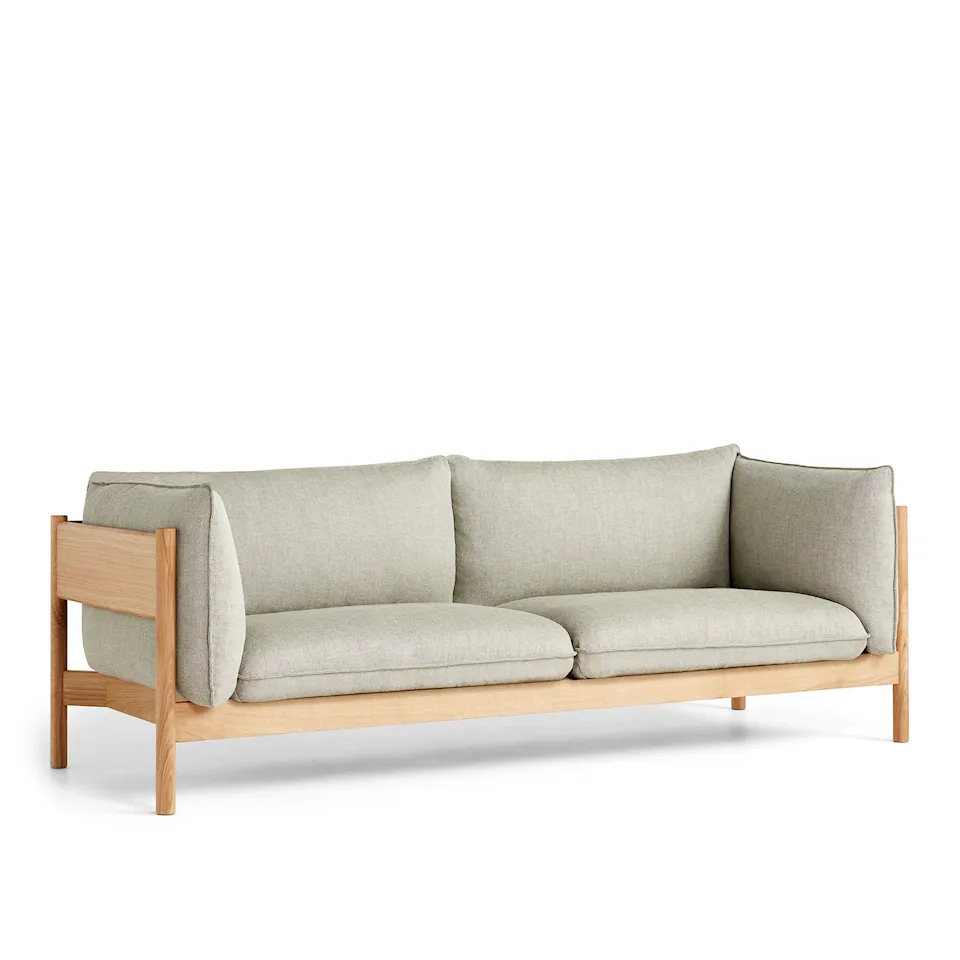 Arbour Eco 3-sitssoffa Oiled Waxed Oak