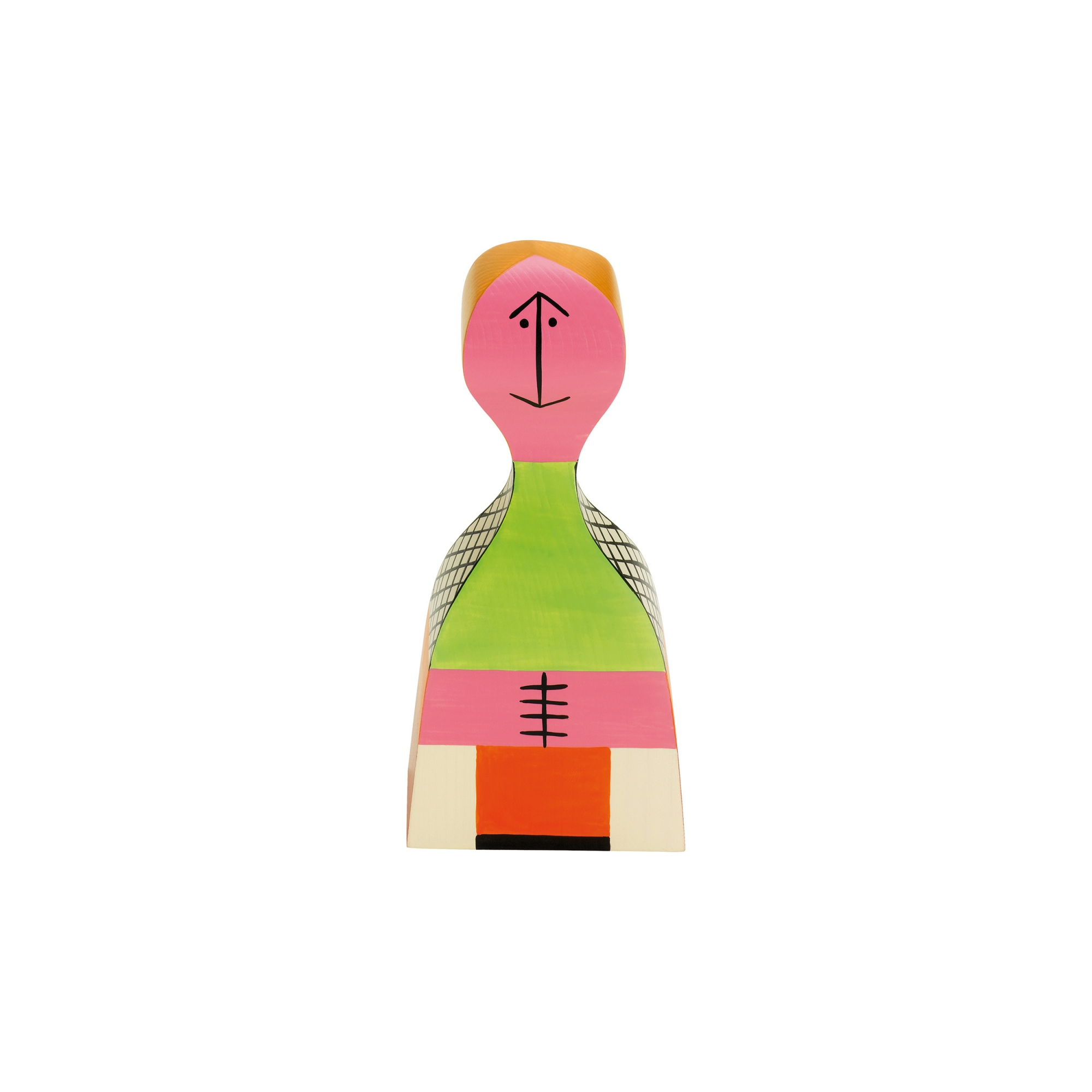 Vitra - Wooden Dolls No. 19 - Prydnadsföremål - Alexander Hayden Girard - Flerfärgad