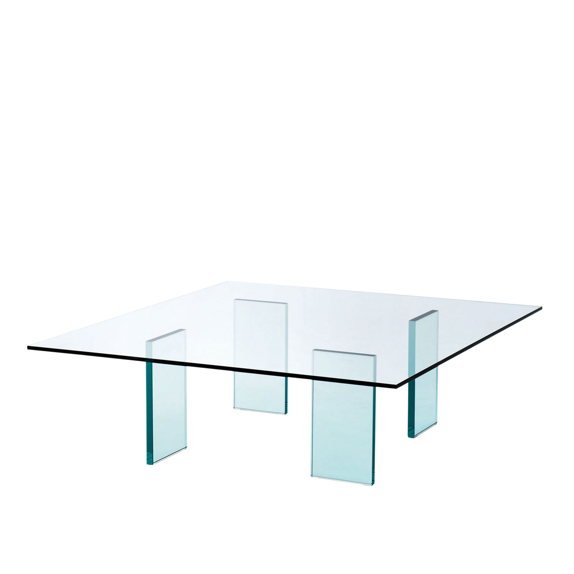 Glas Italia - KUT Glass Table 1976 - Sofabord - Shiro Kuramata - Gjennomsiktig - Glass