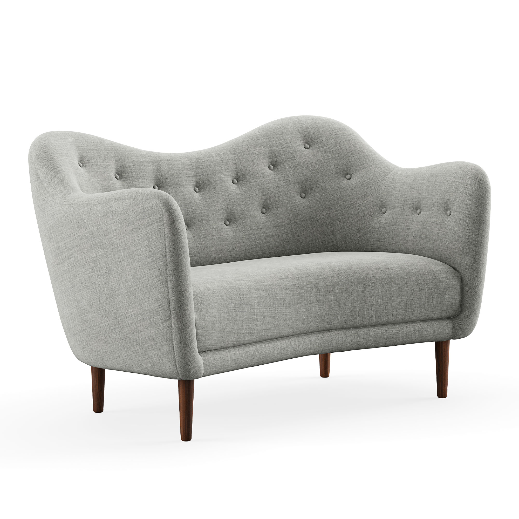 House of Finn Juhl - 46 Sofa, Walnut, Cat. 1 Remix 123 - Soffor - Finn Juhl - Gr&aring;