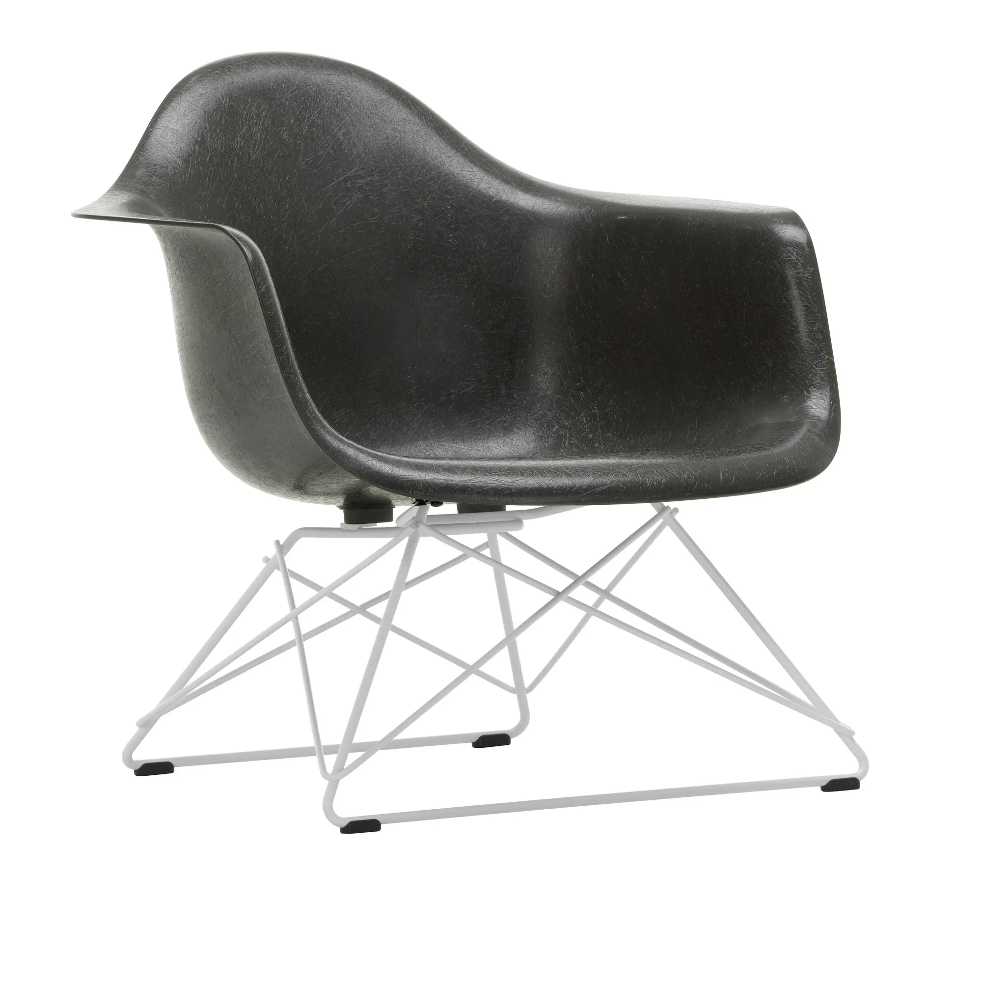 Eames Fiberglass Armchair LAR fåtölj White