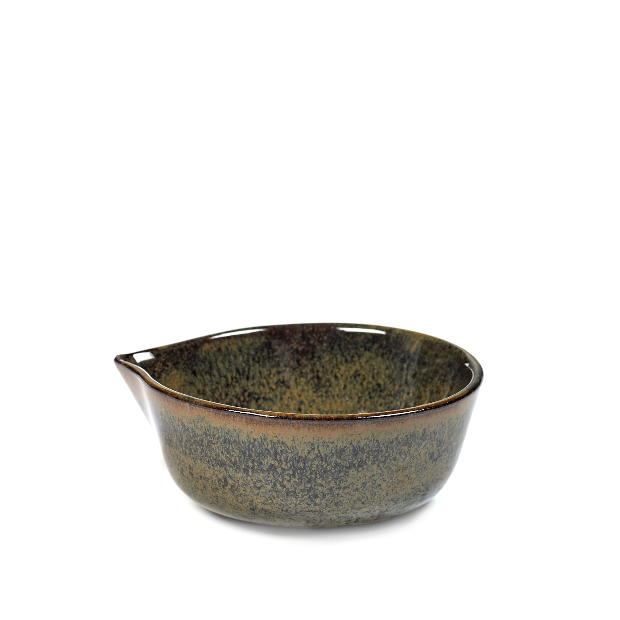 Serax - Surface - Sauce Bowl, Indi Grey - Serveringsskålar - Sergio Herman - Sten