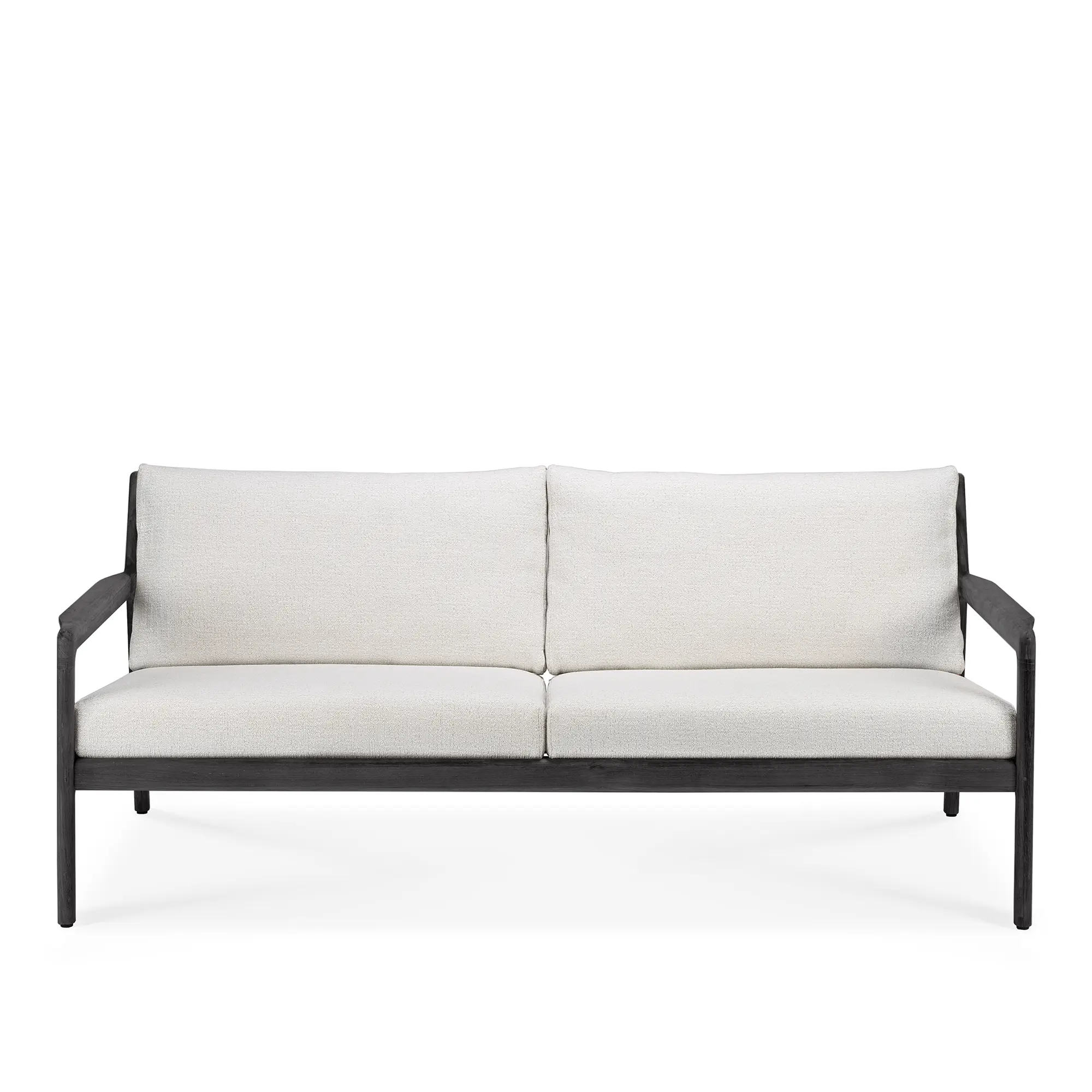 Jack Outdoor Sofa - Teak Black/Off White - 2 Seater