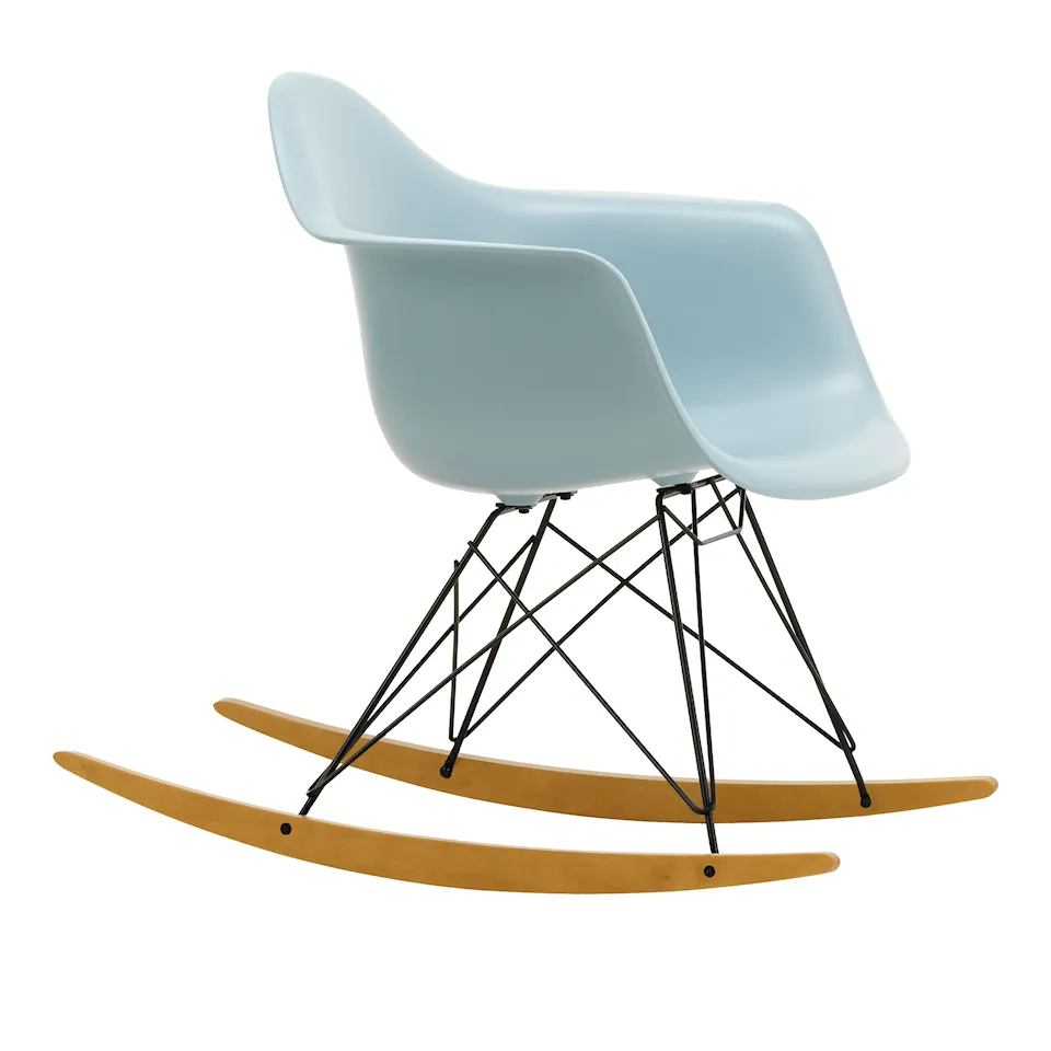 Eames RE Plastic Armchair RAR gungstol Basic Dark/Golden Maple