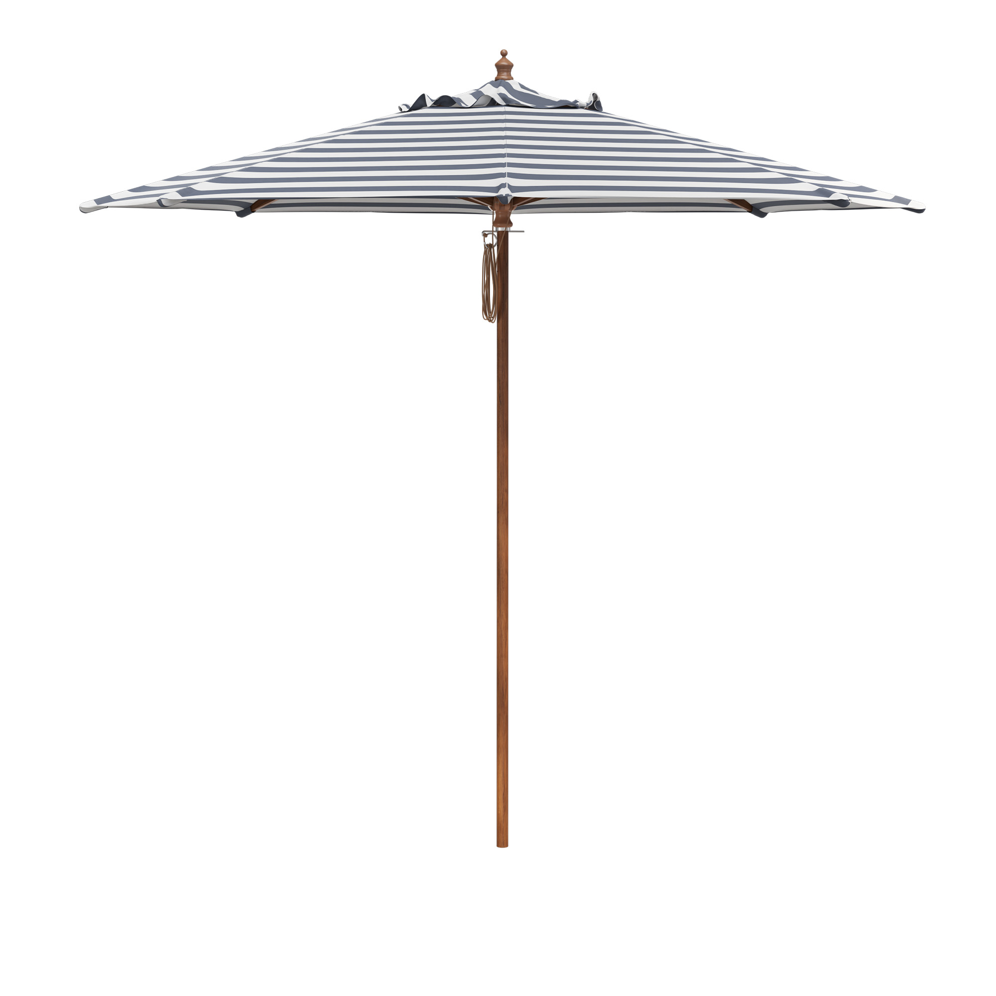 Fritz Hansen - Messina Dark Blue Stripes parasoll Ø270 cm - Parasoll - Skagerak Design Team | Utemöbler - Loungemöbler - Parasoll | Möbelexperten