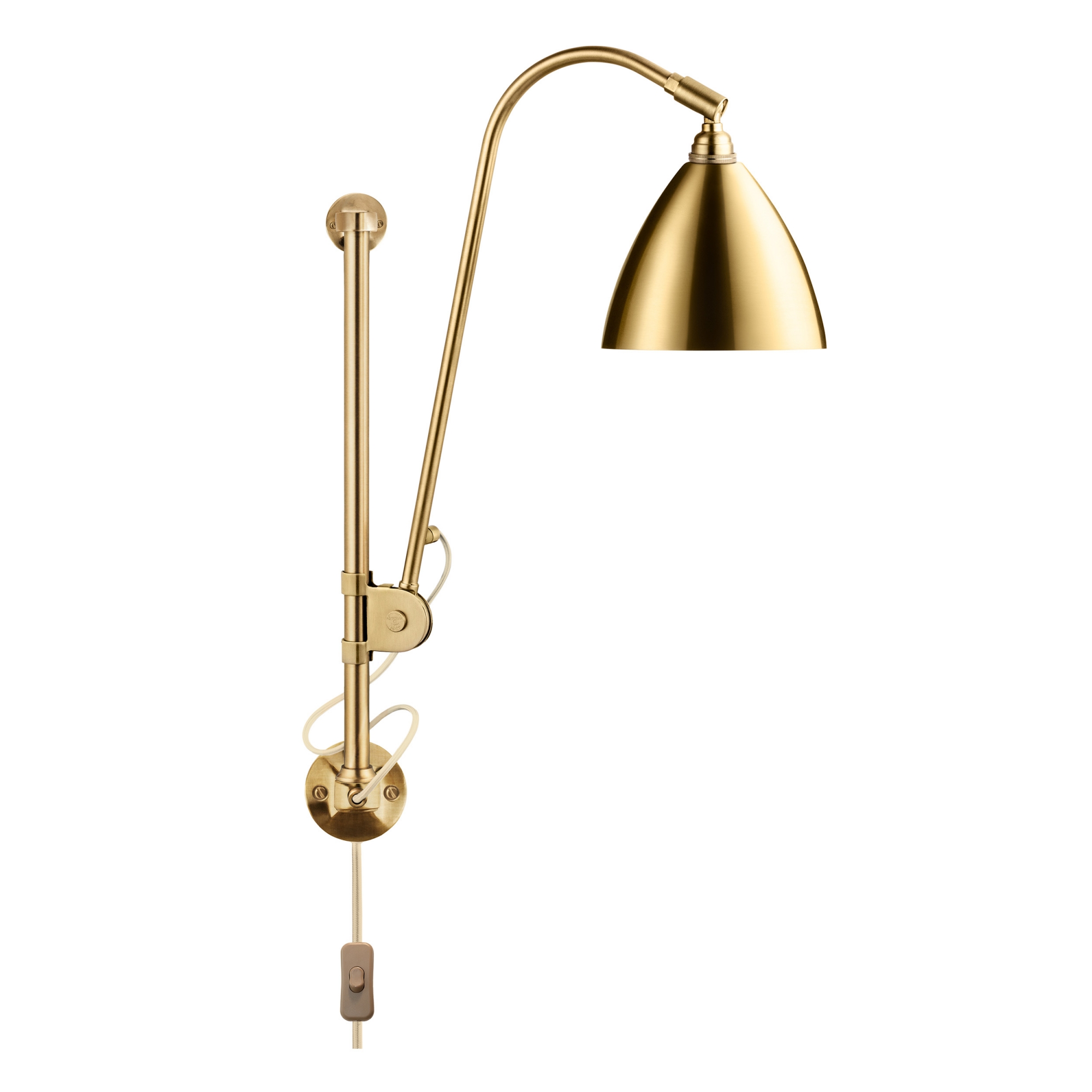 Gubi - Bestlite - BL5 Vägglampa, Mässing - Vägglampor - Robert Dudley Best - Guld