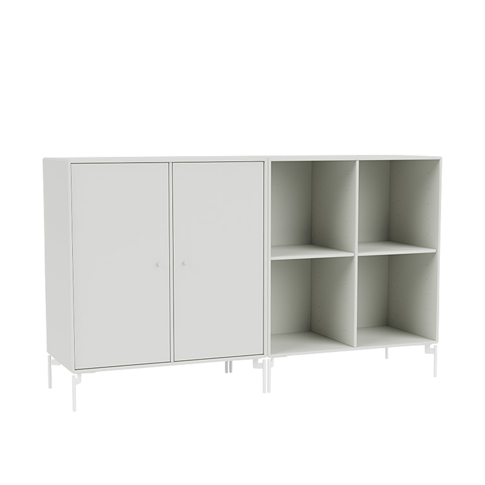 Montana Pair sideboard Nordic 09, hvitlakkerte ben
