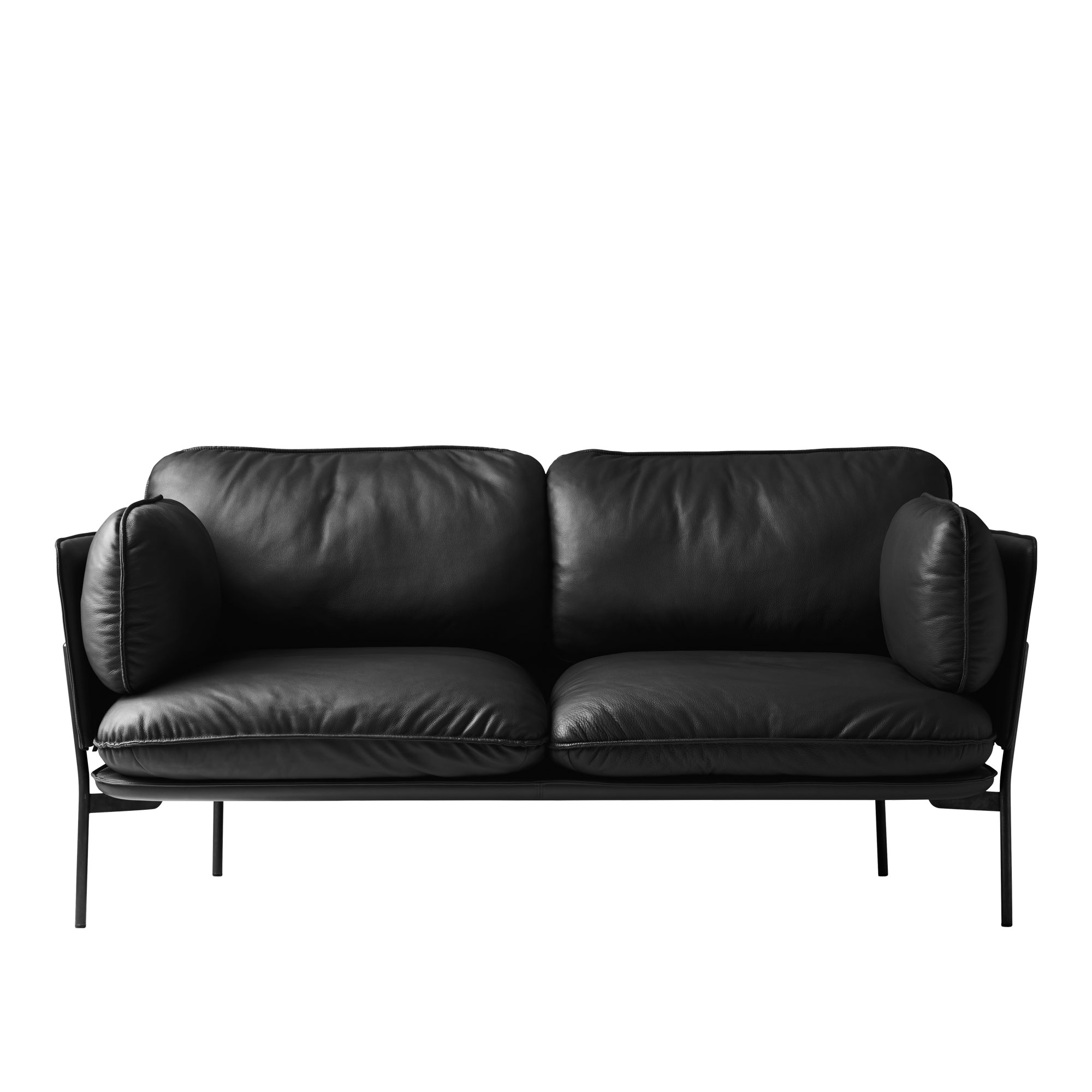 &Tradition - Cloud LN2, Warm Black Leather cat.2, Noble Black - Soffor - Luca Nichetto