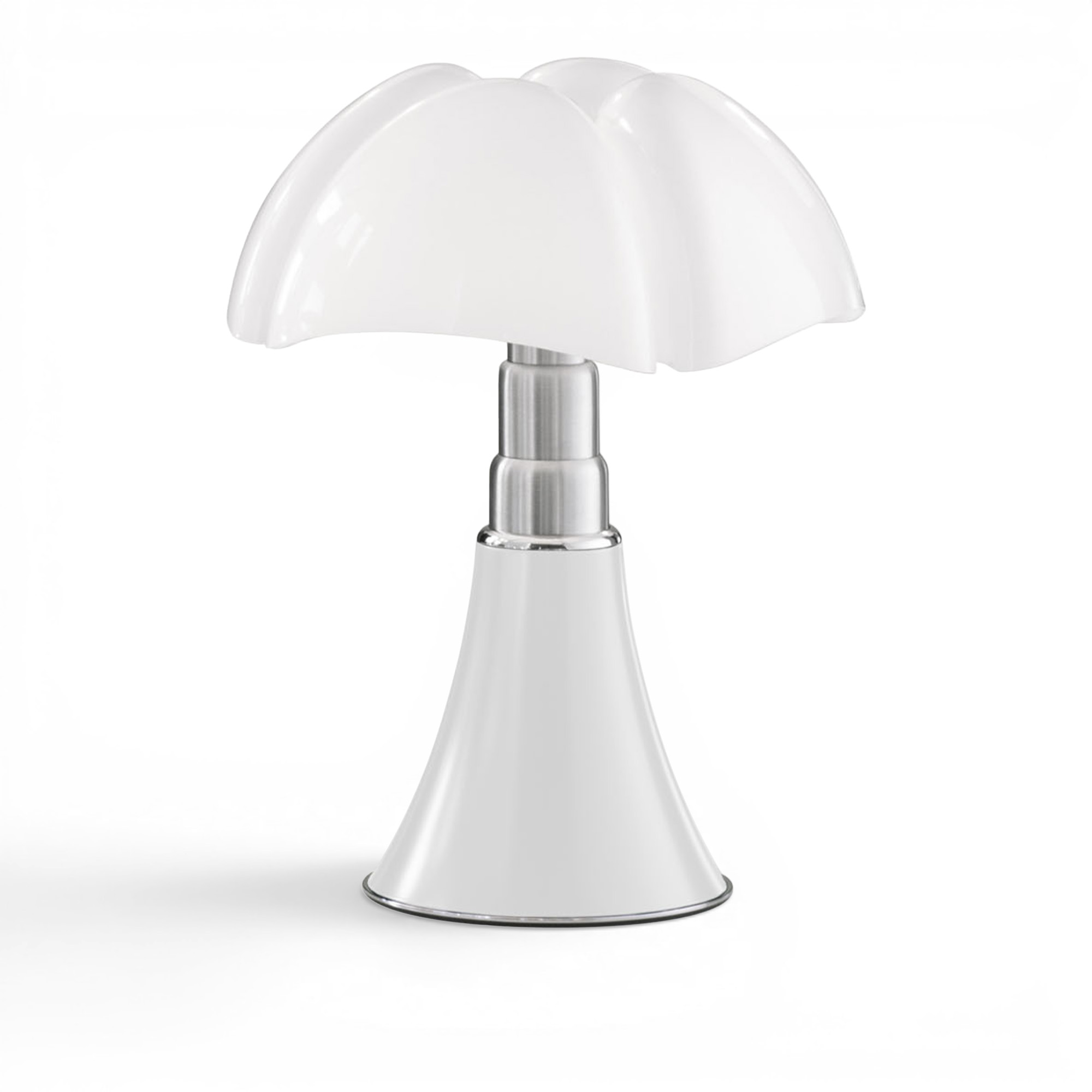 Martinelli Luce - MINIPIPISTRELLO-2,5W  LED 2700K DIMMABLE-WITH RECHARGEABLE BATTERY-WHITE - Portabla lampor - Gae Aulenti - Vit