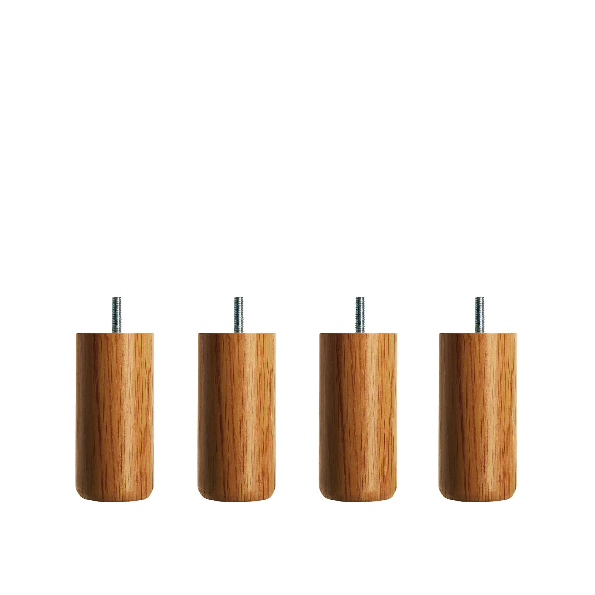 DUX Inspiration sängben runda oljad ek 4-pack