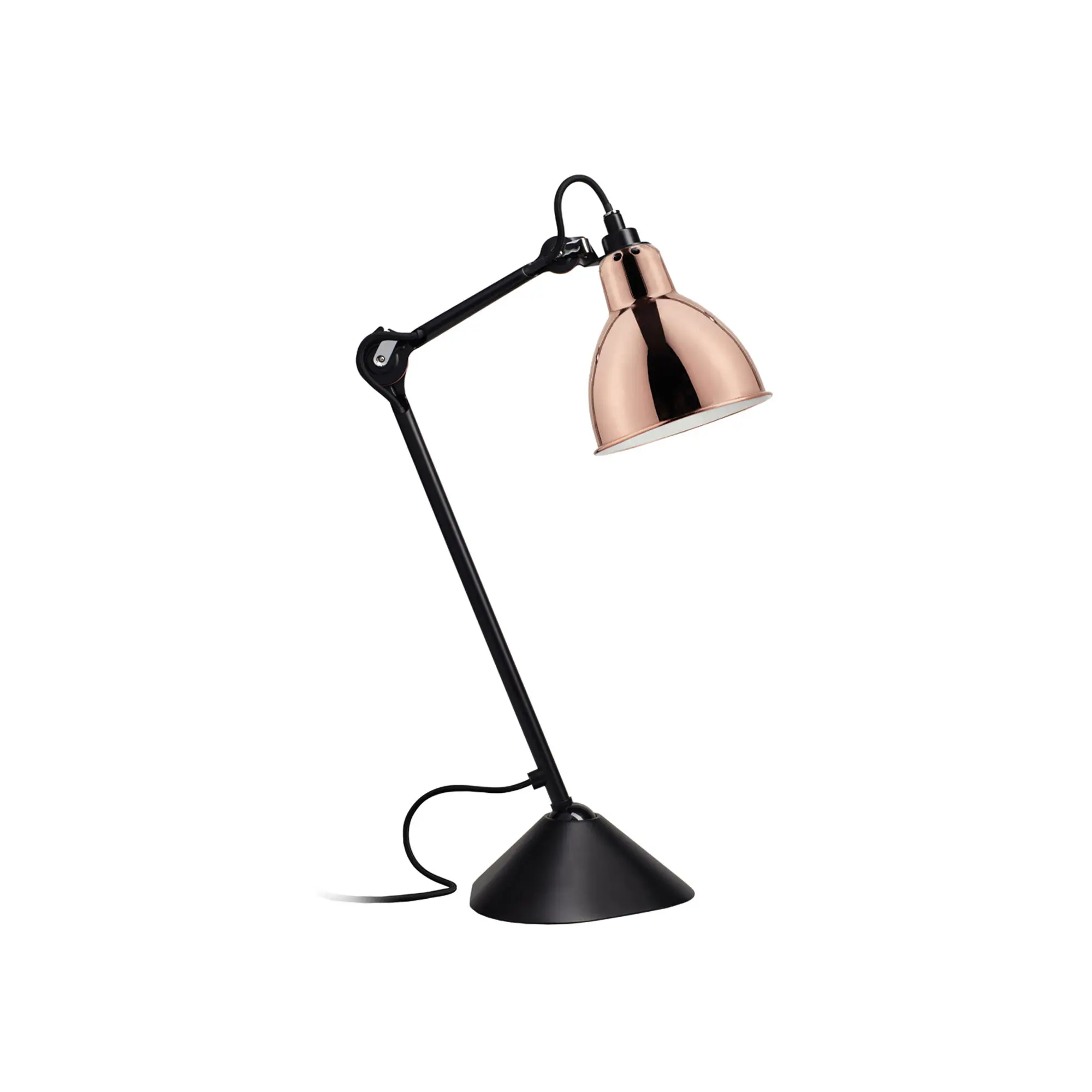 Lampe Gras No205 - Round - Svart bas