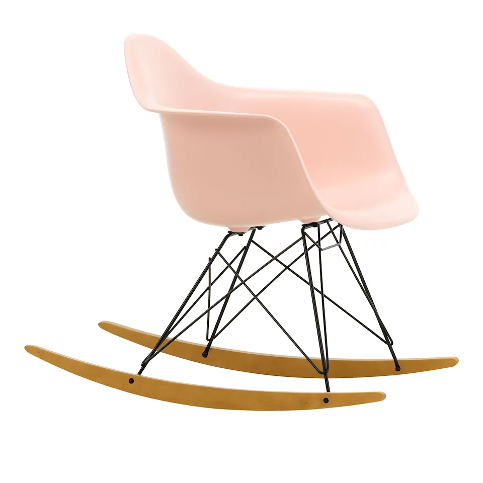Eames RE Plastic Armchair RAR gungstol Basic Dark/Golden Maple