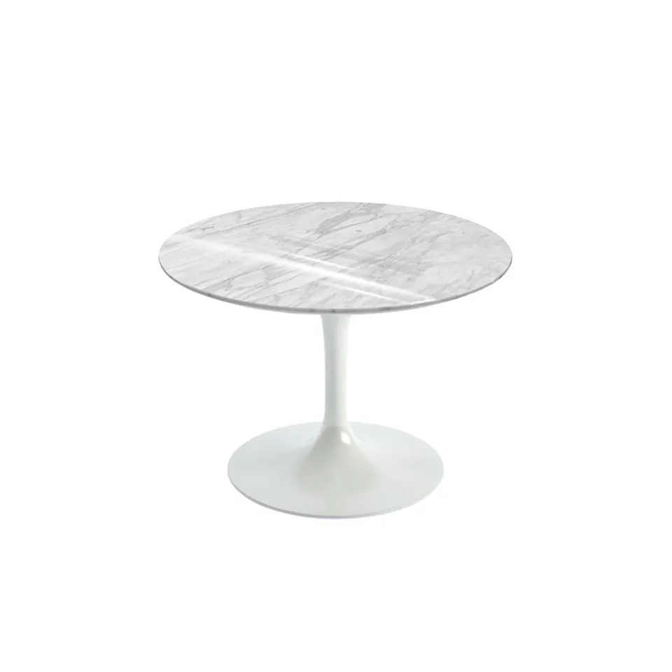 Saarinen Round soffbord Ø 51 cm White