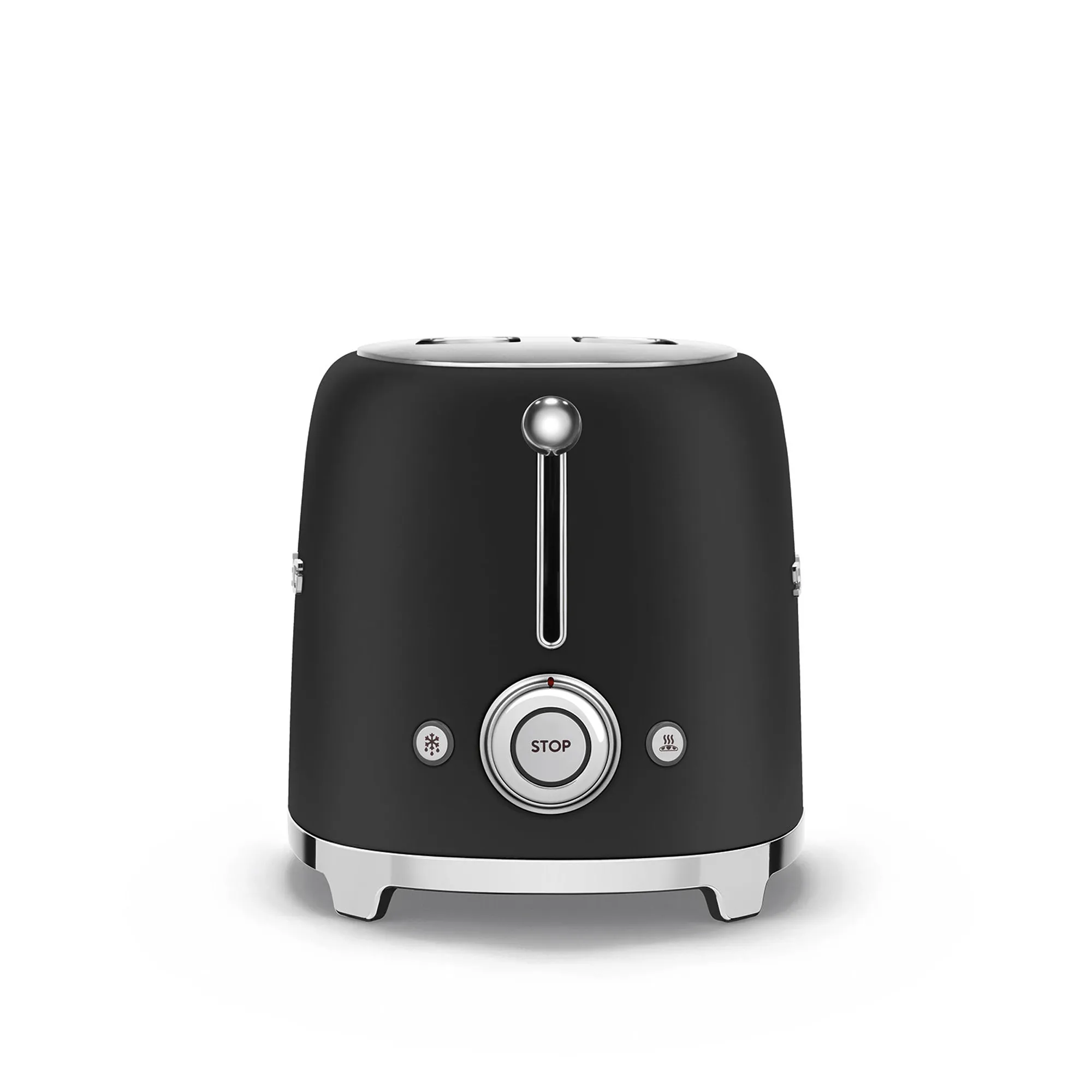 Smeg 2 Slice Toaster Matt Black