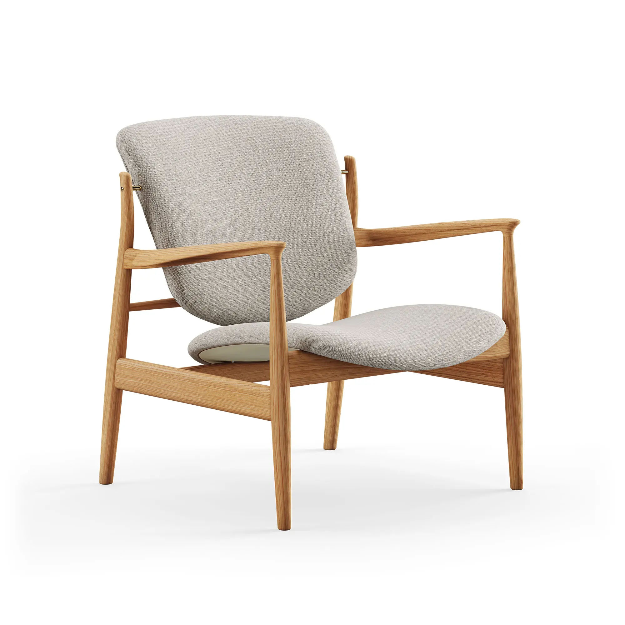 France fåtölj Dark oiled oak
