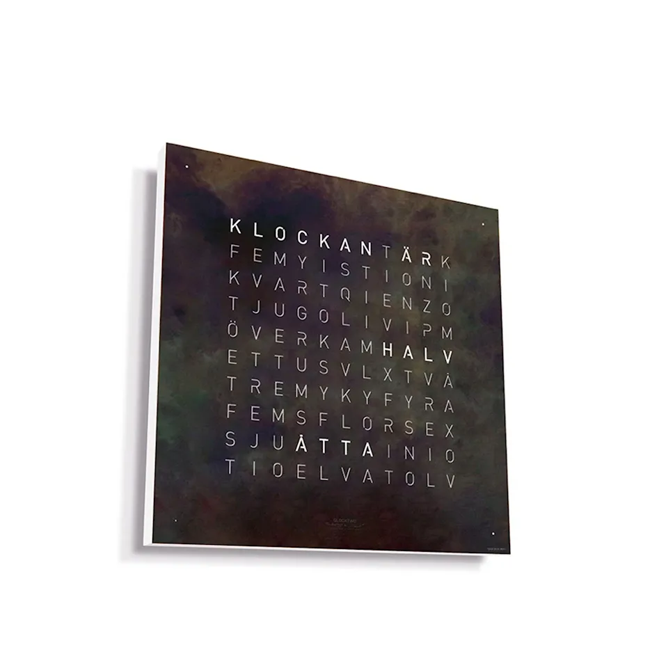 Qlocktwo Earth 45 Creator's Edition - Raw Iron