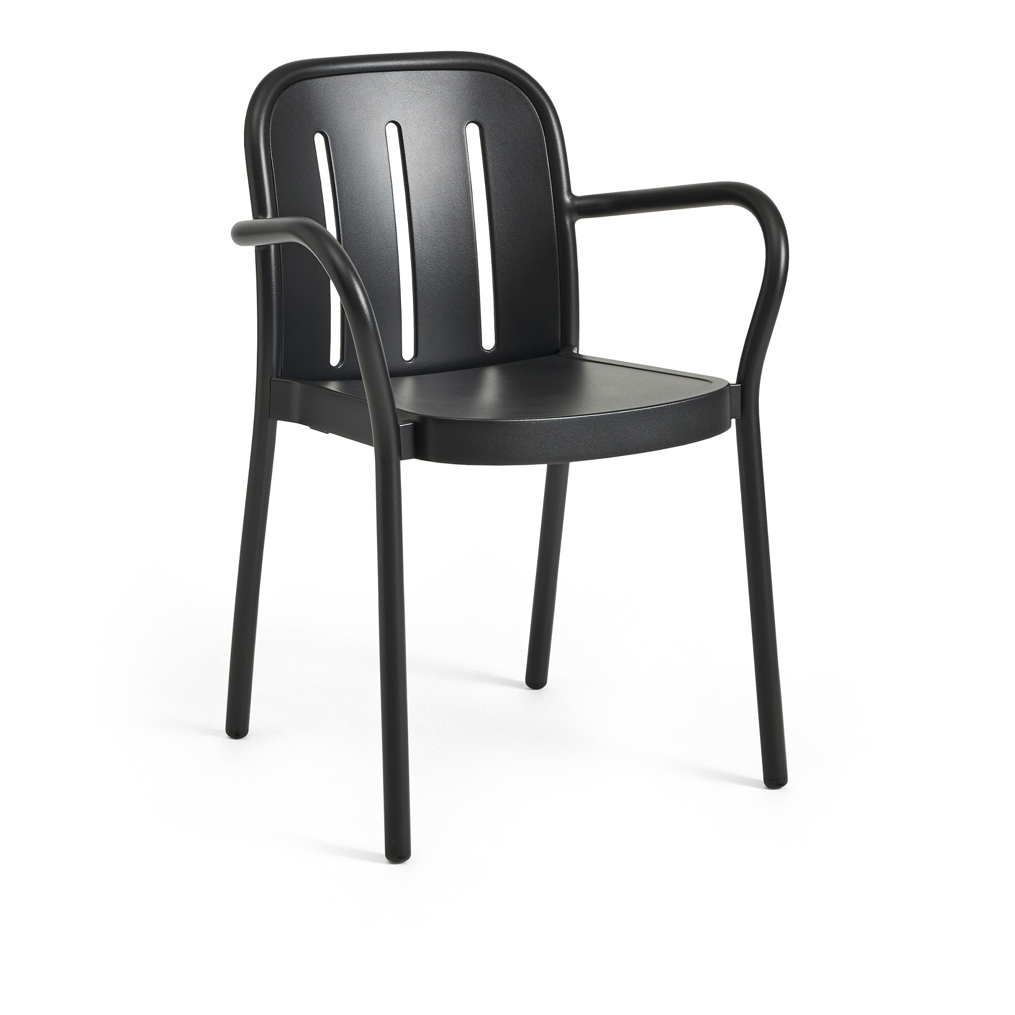HAY - Deville Armchair Anthracite - Matstolar utomhus - Julien Renault - Metall | Utemöbler - Utestolar - Matstolar Utomhus | Möbelexperten