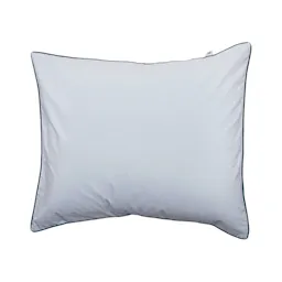 Powder Light Blue/Dark Blue Pillowcase