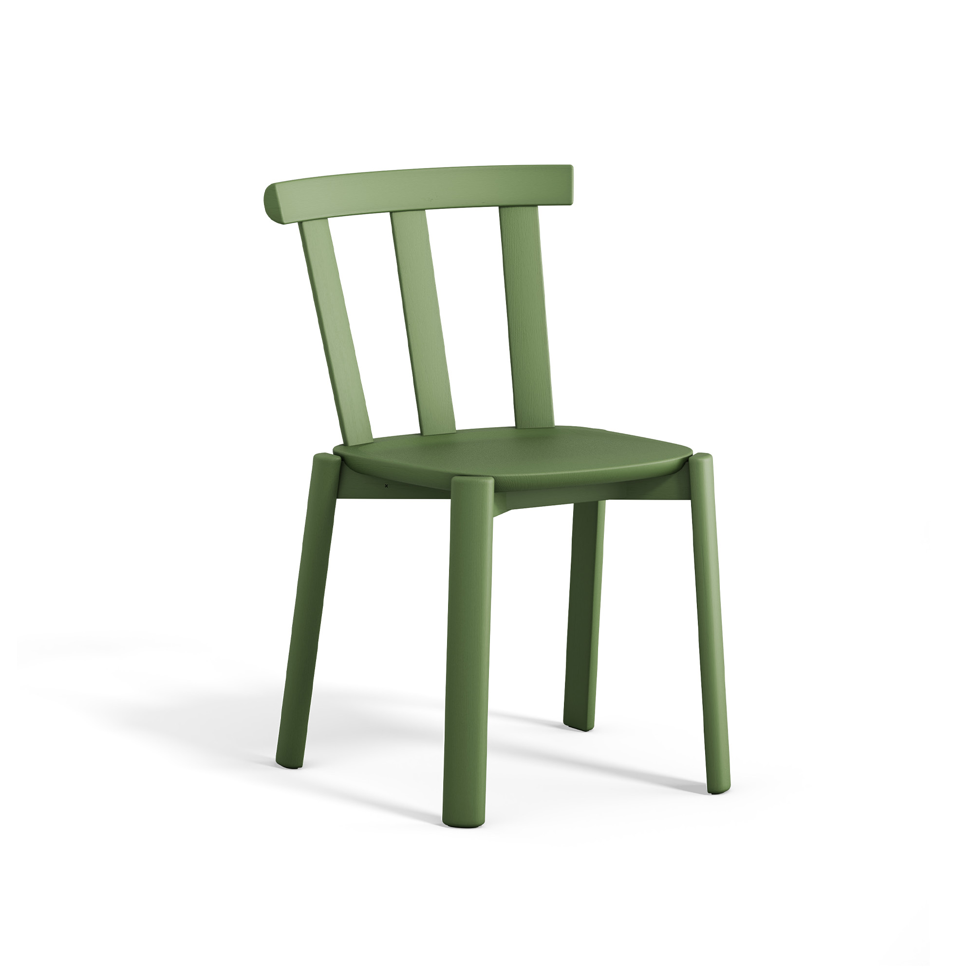 Stolab - Alt Stol Björk Mossgrön 16 - Matstolar - Form Us With Love - Grön - Trä