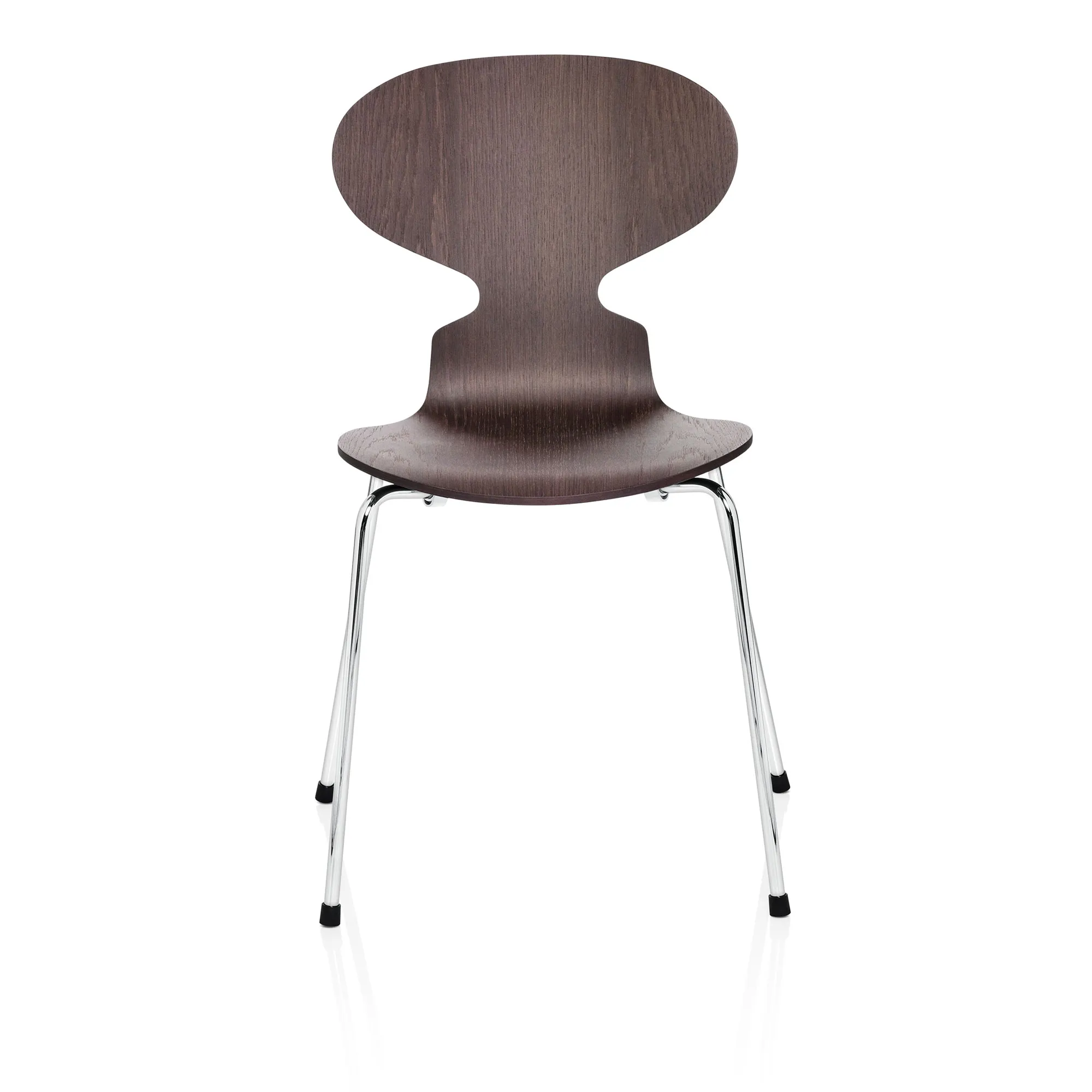 3101 Myran stol Clear Lacquered Veneer Chrome
