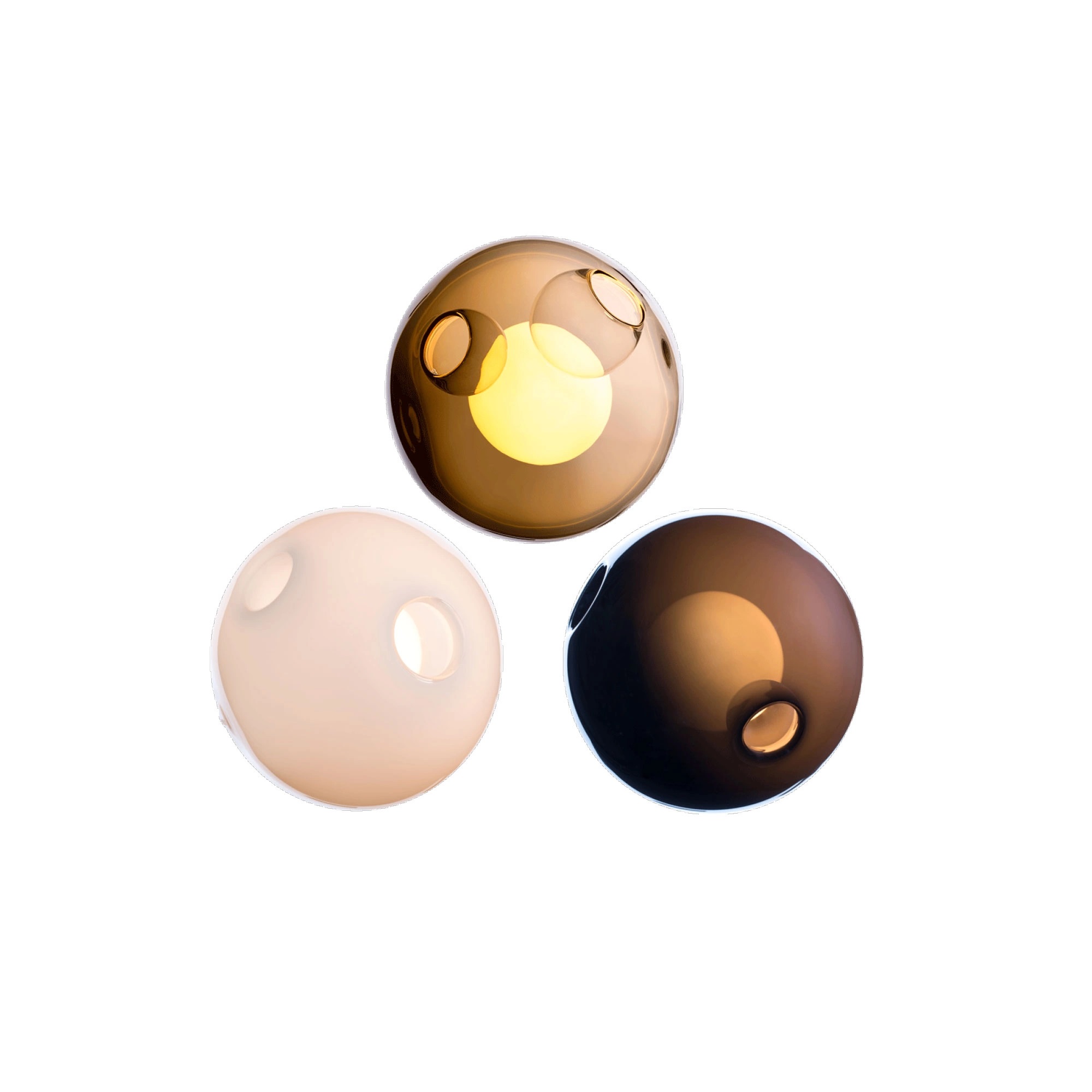 Bocci - 28.3 Cluster, Multi - 01 Xenon - Klusterlampor - Omer Arbel - Flerfärgad