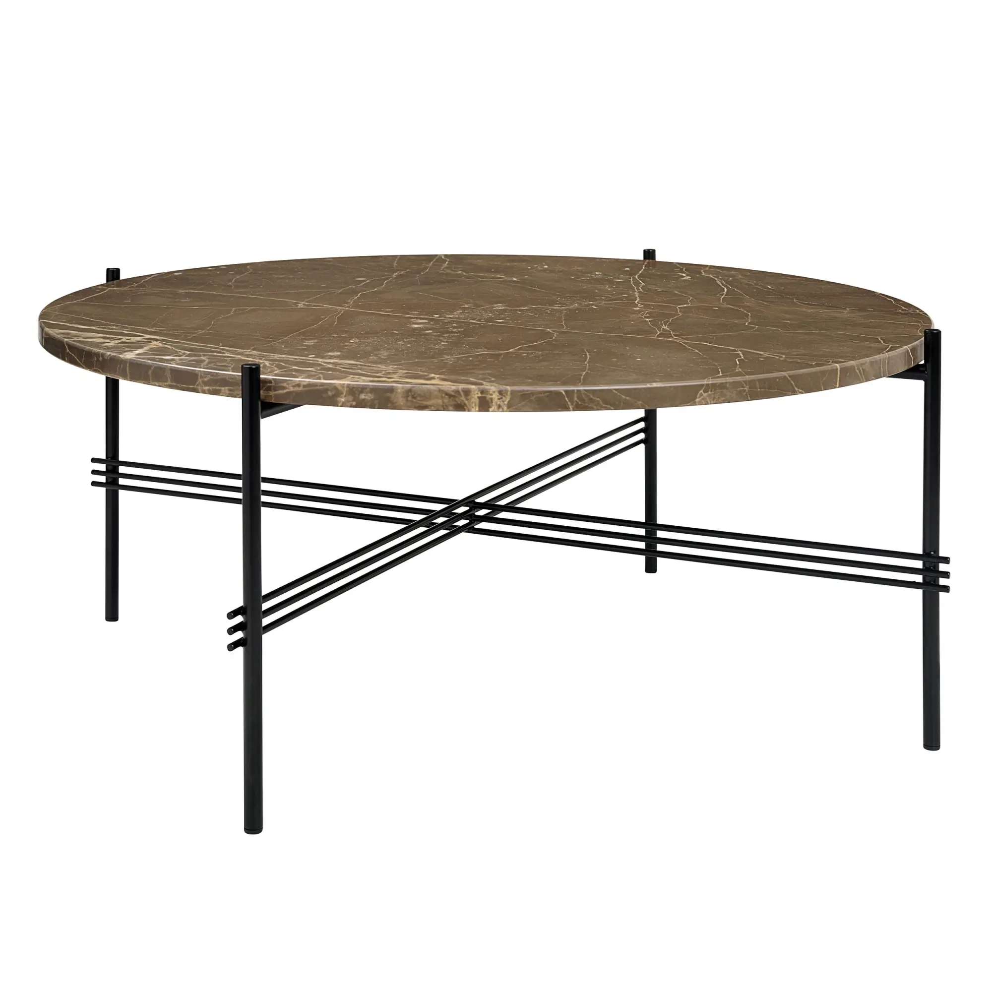 TS soffbord Ø80 cm svart