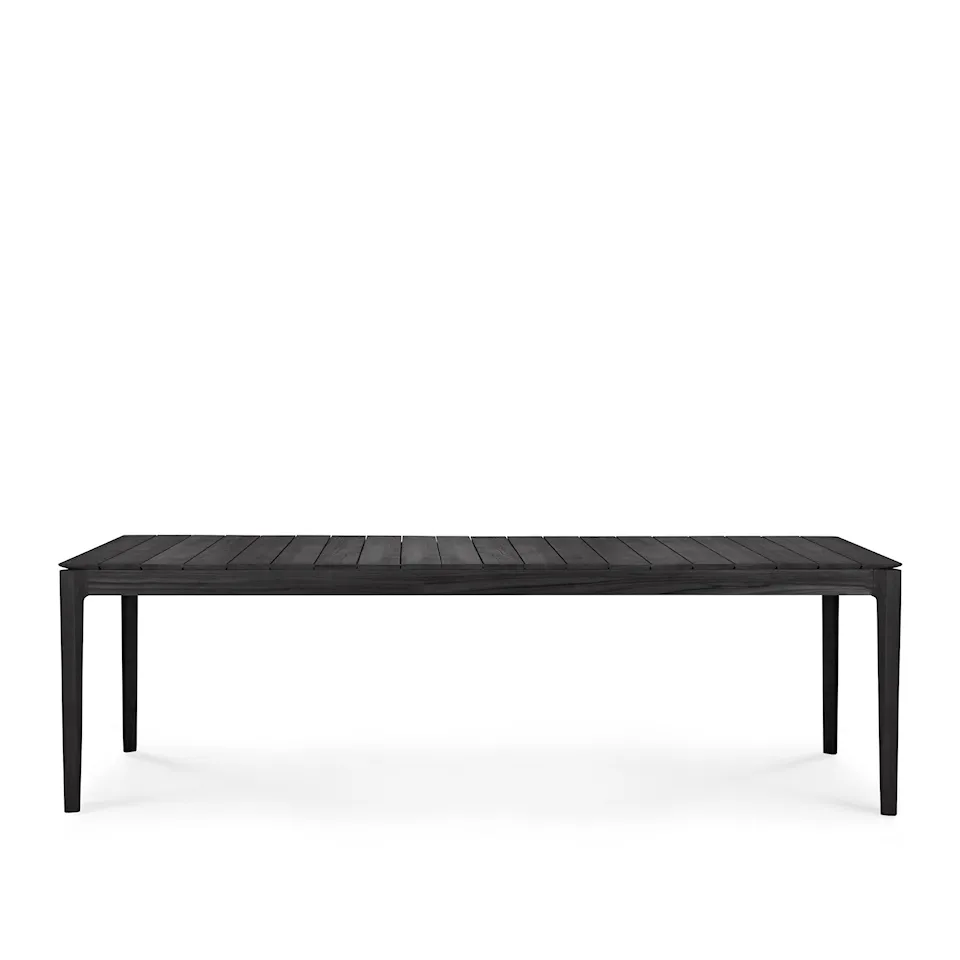 Bok Outdoor Dining Table Black Teak