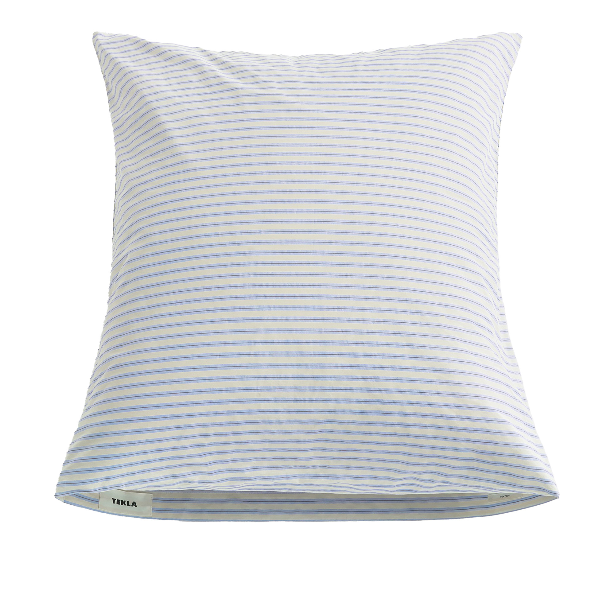 Tekla - Percale, Pillow Sham, Flint Stripes, 50X60 - Putetrekk - Blå - Bomull