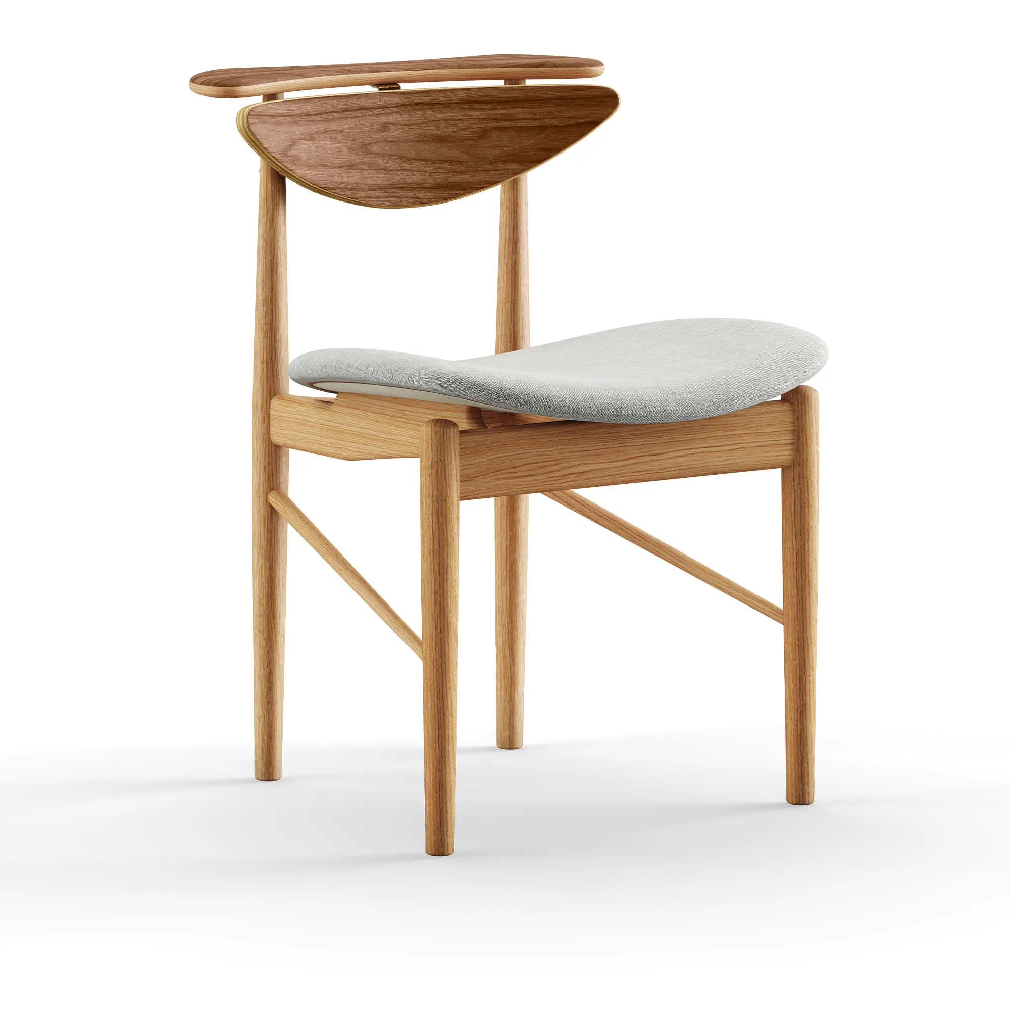 Reading stol Dark oiled Oak/Walnut