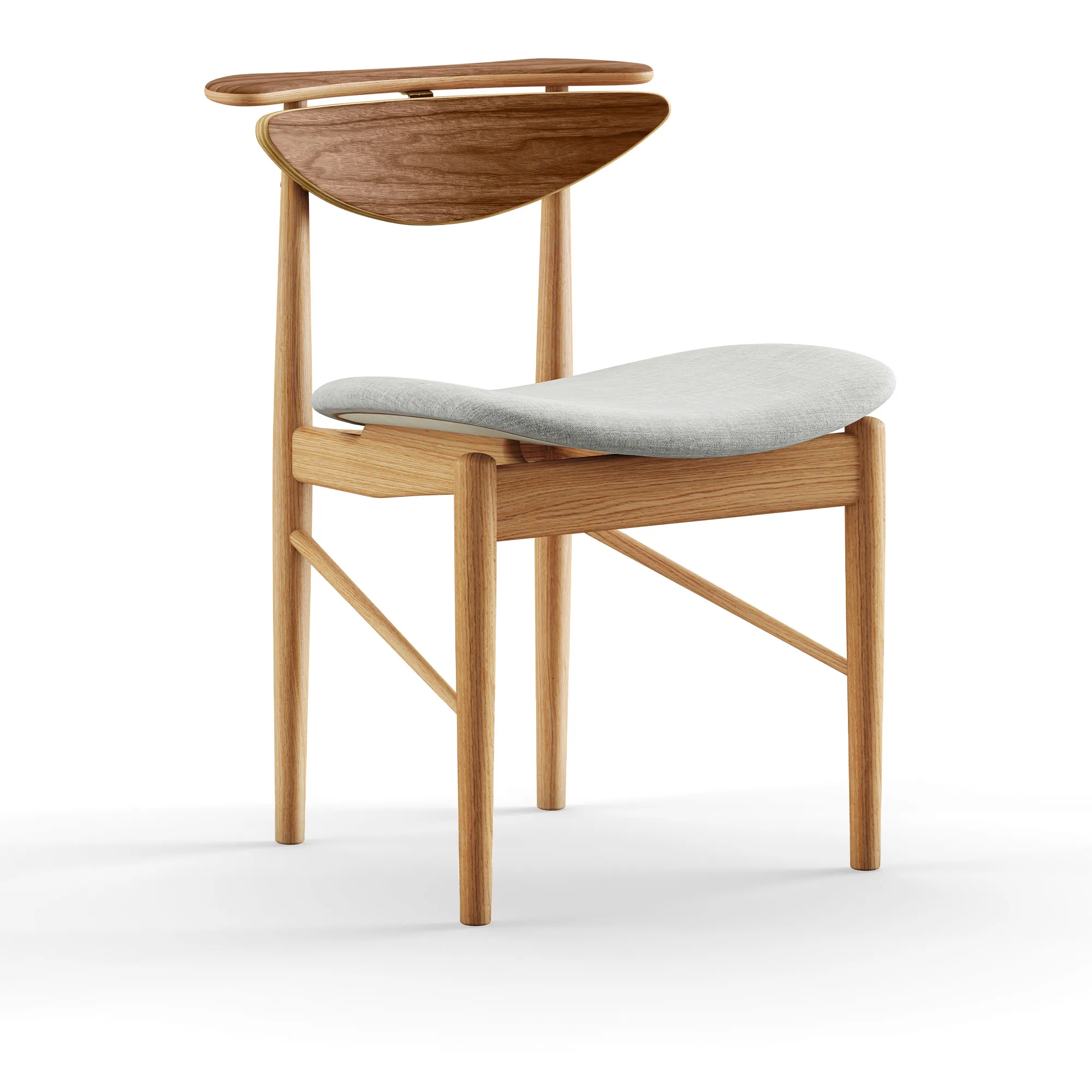 Reading stol Dark oiled Oak/Walnut