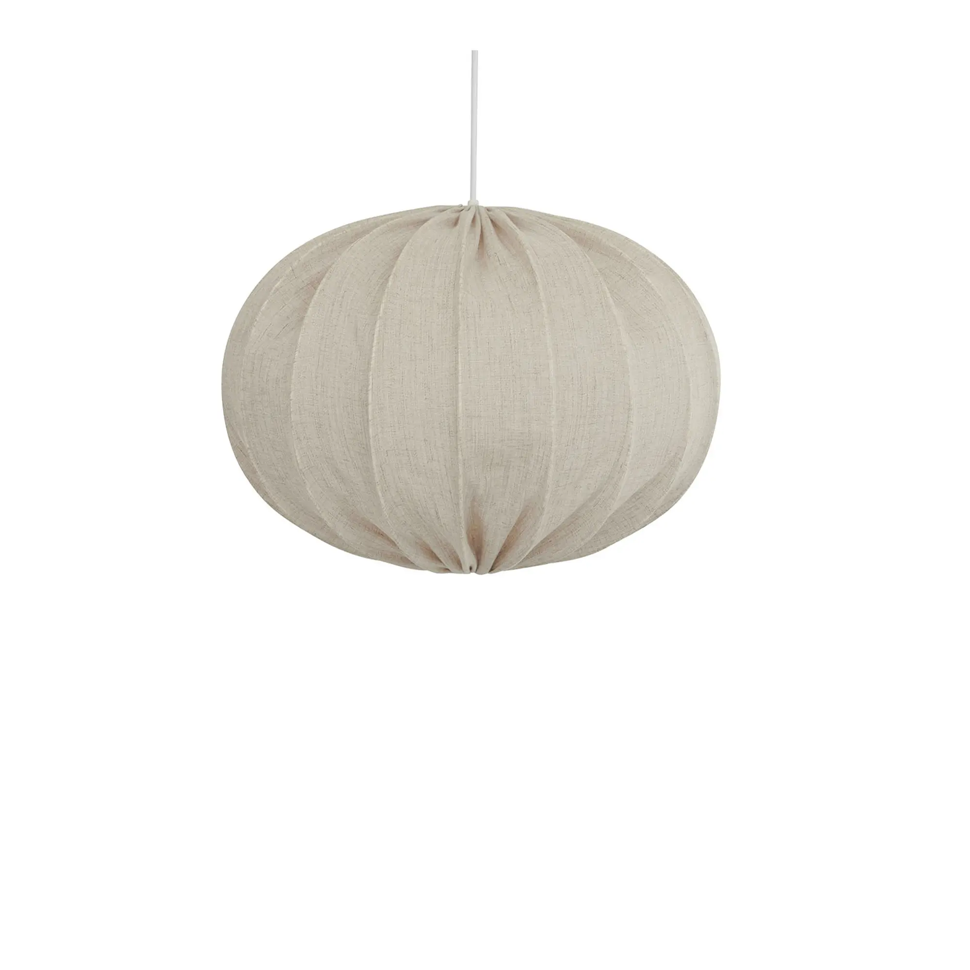 Boll Natural Linen Pendant Lamp