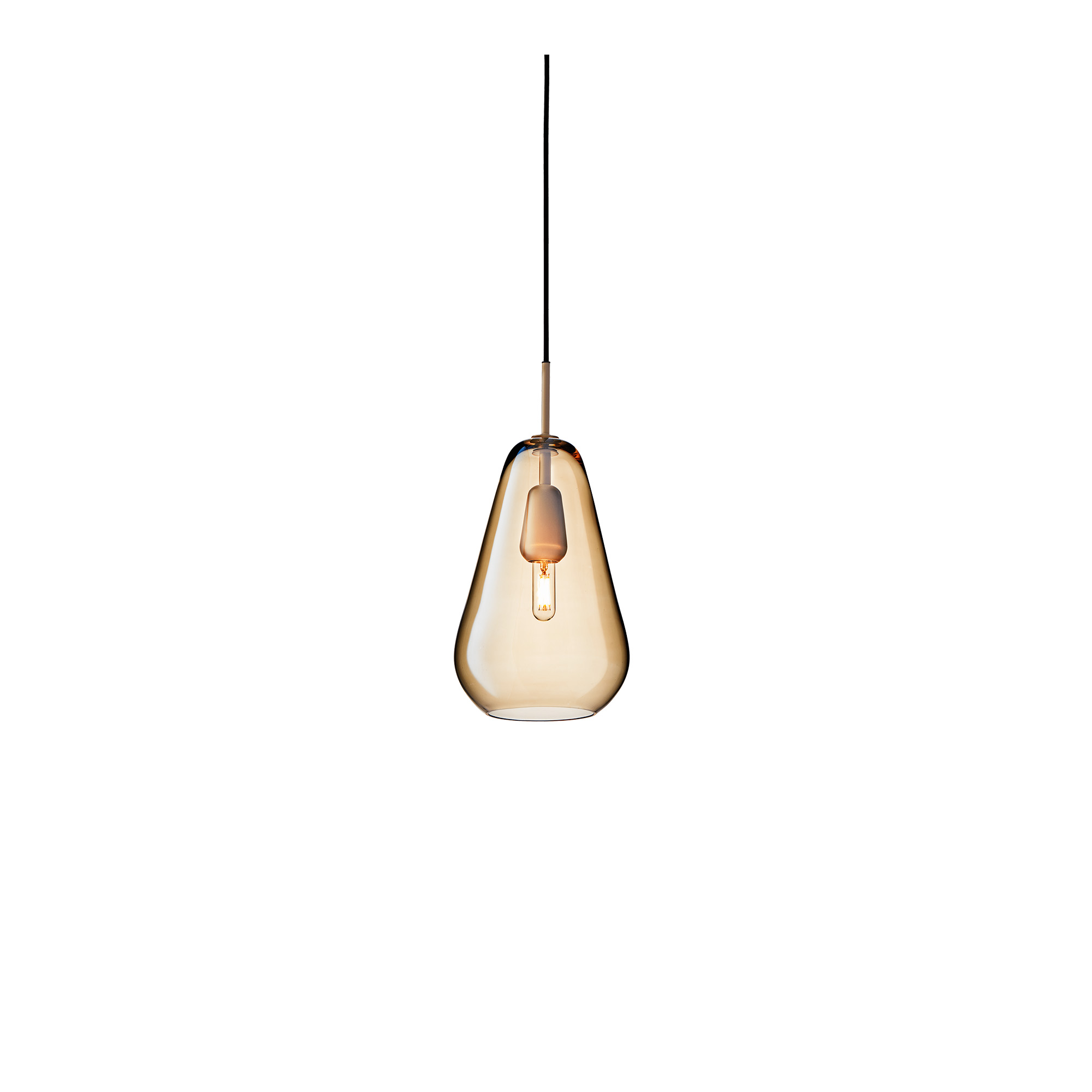 Nuura - Anoli 1 Medium - Nordic Gold/Gold - Pendellampor - Sofie Refer - Guld